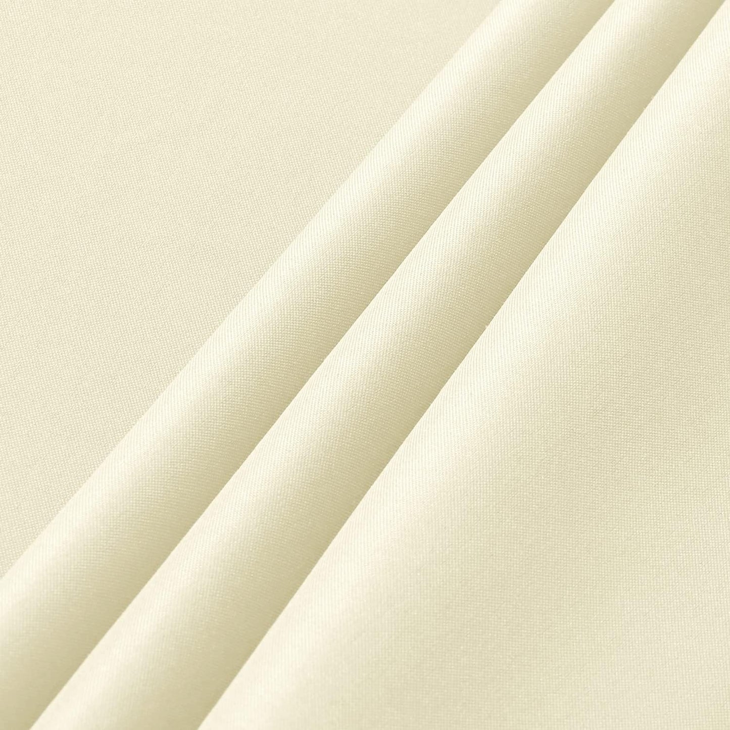 sancua 2 Pack Beige Tablecloth 54 x 54 Inch, Stain and Wrinkle Resistant Square Table Cloth - Washable Polyester Table Cover for Dining Tables, Buffet Parties and Camping