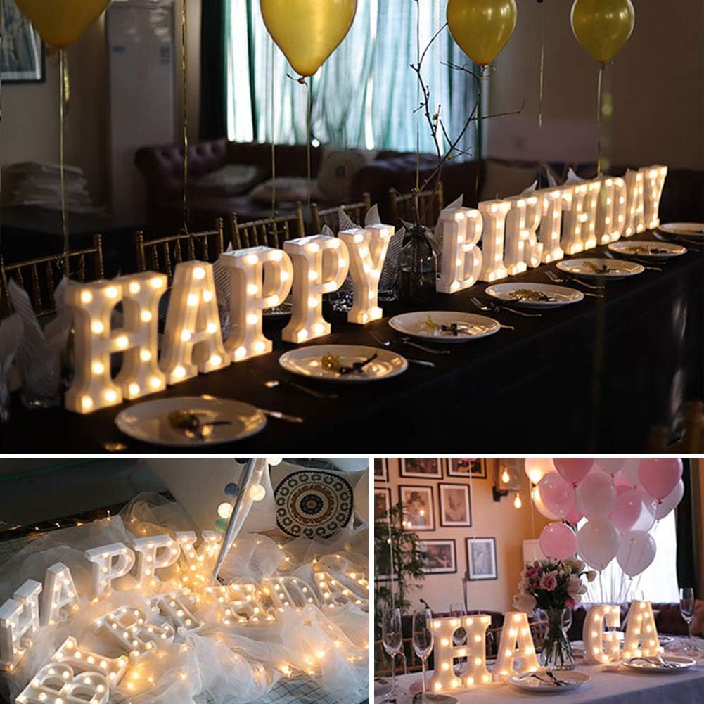MUMUXI Marquee Light Up Letters | Large Light Up Numbers | Battery Powered and Bright with Every Letter of The Alphabet | for Wedding, Birthday, Party, Celebration, Christmas or Home Decoration (Q)