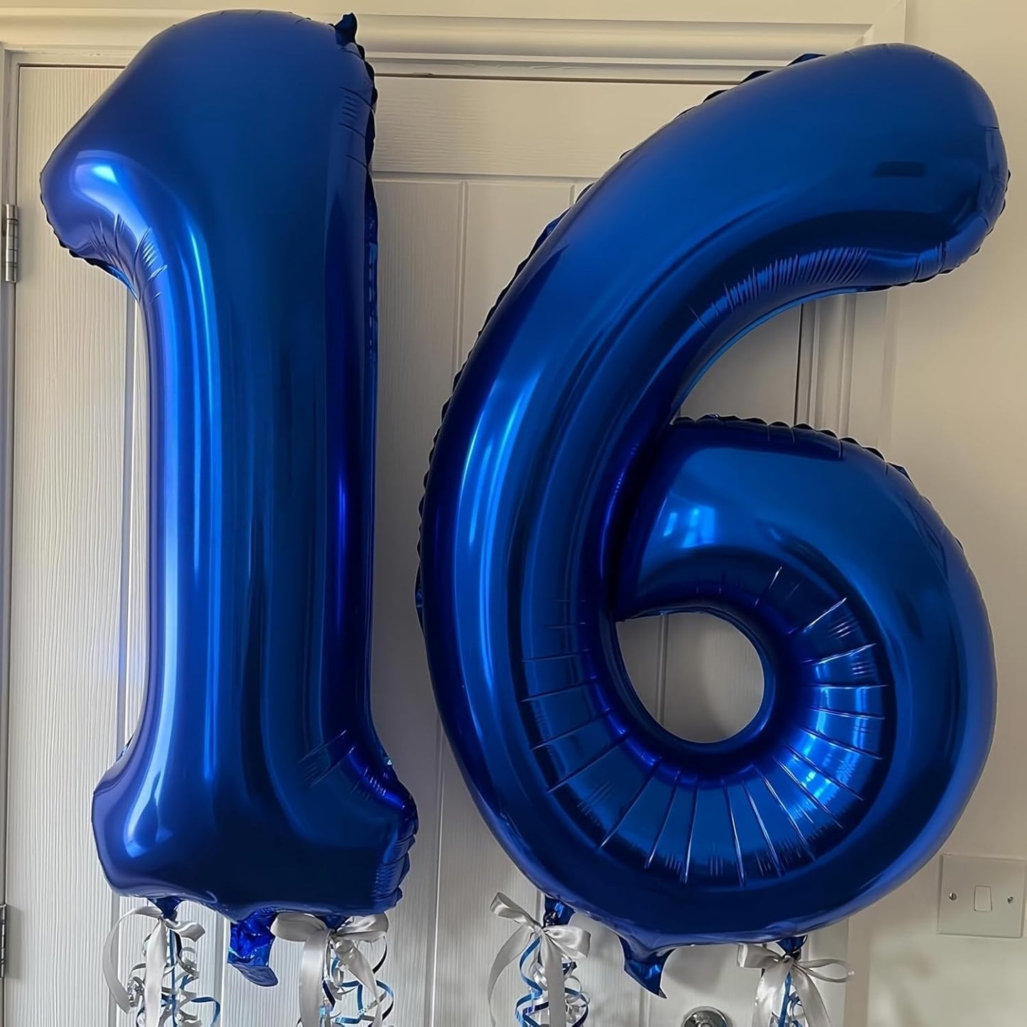 Navy Blue 9 Balloon Number,40 Inch Number 9 Balloon Big Dark Blue 9 Foil Mylar Helium Balloon for Birthday Party Decorations