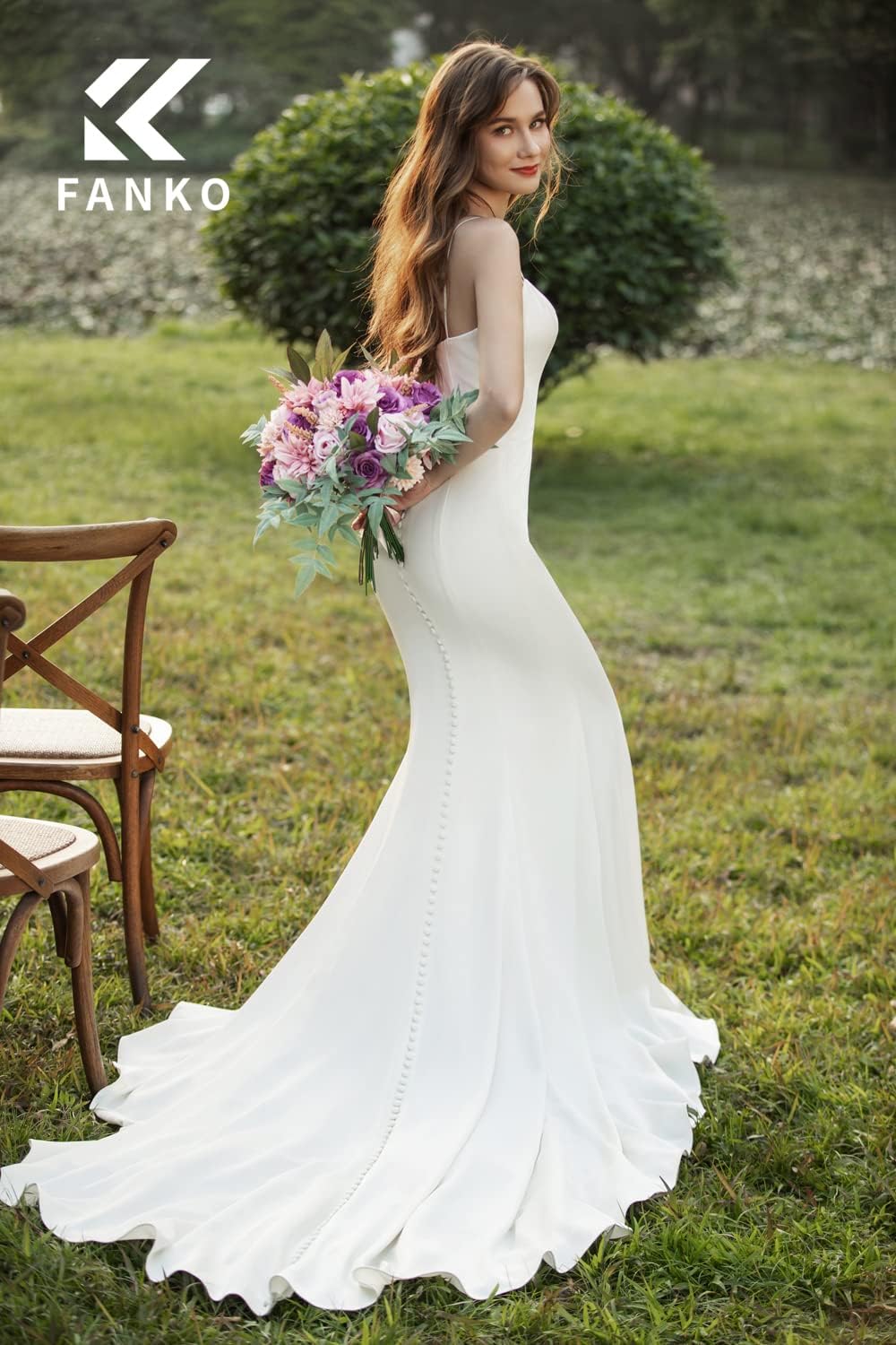 FANKO Rose Artificial Flowers Combo for DIY, Fake Purple Rose Artificial Silk Flowers with Greenery, Real Looking Artificial Faux Flowers for Wedding, Table Decoration, Centerpieces, Party, Home Décor