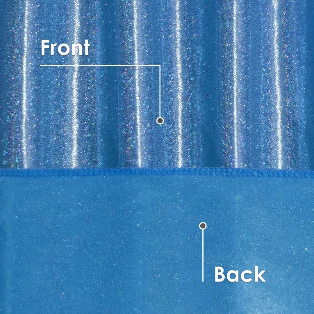 Fitable Sequin Tablecloth for Parties 60x102 Inch - Sparkle Glitter Table Cloth Laser Rectangle Overlay for Wedding Baby Shower Ceremony Birthday Holiday Banquet Decor, Blue