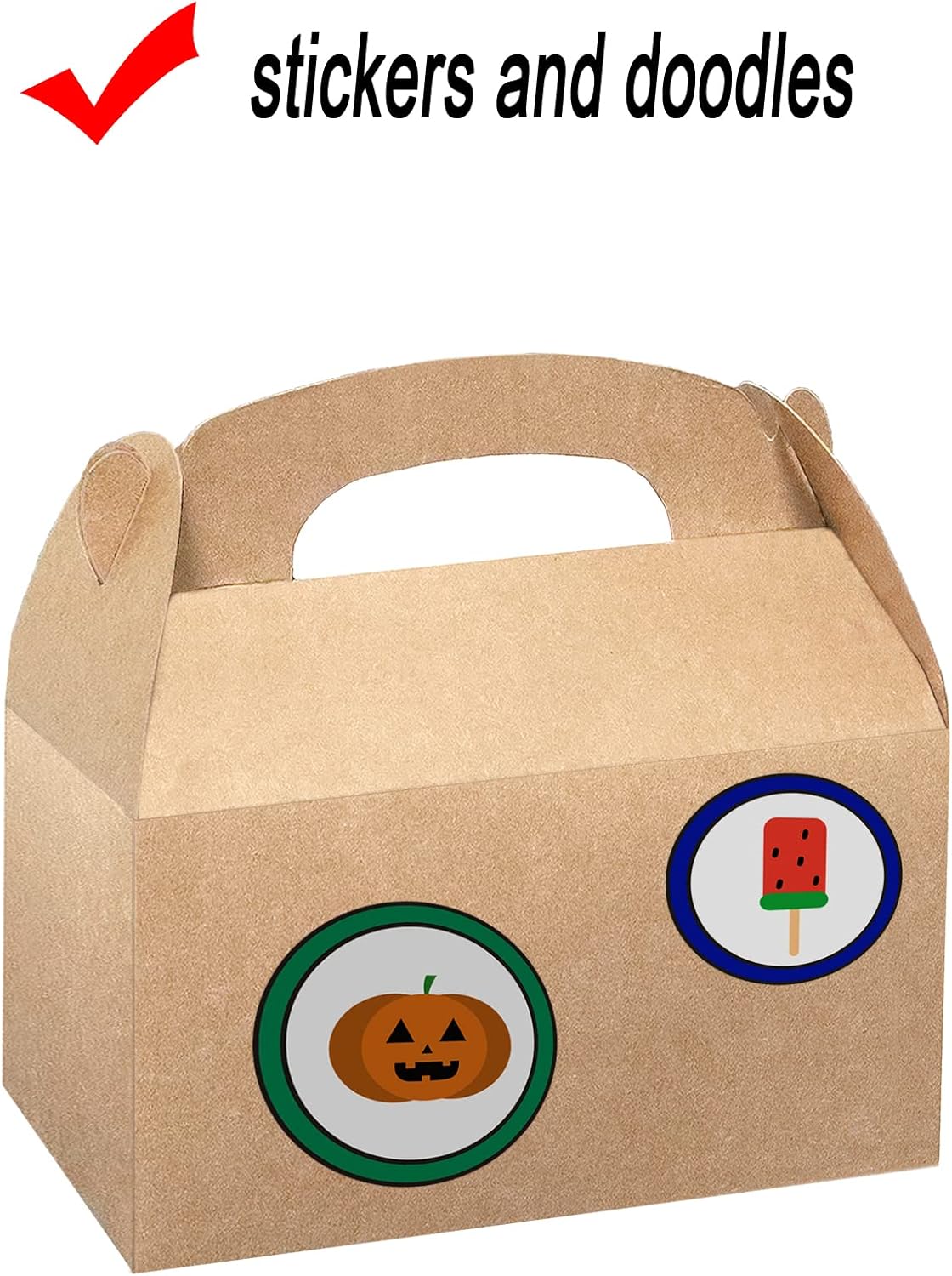 Xxcxpark 24 PCS Brown Kraft Gift Boxes 6.25x3.5x3.5, Decorative Party Favor Gift Packaging Box with Lid for DIY Crafting, Cube, Cupcake, Kraft Present Boxes for Birthday, Wedding, Anniversary