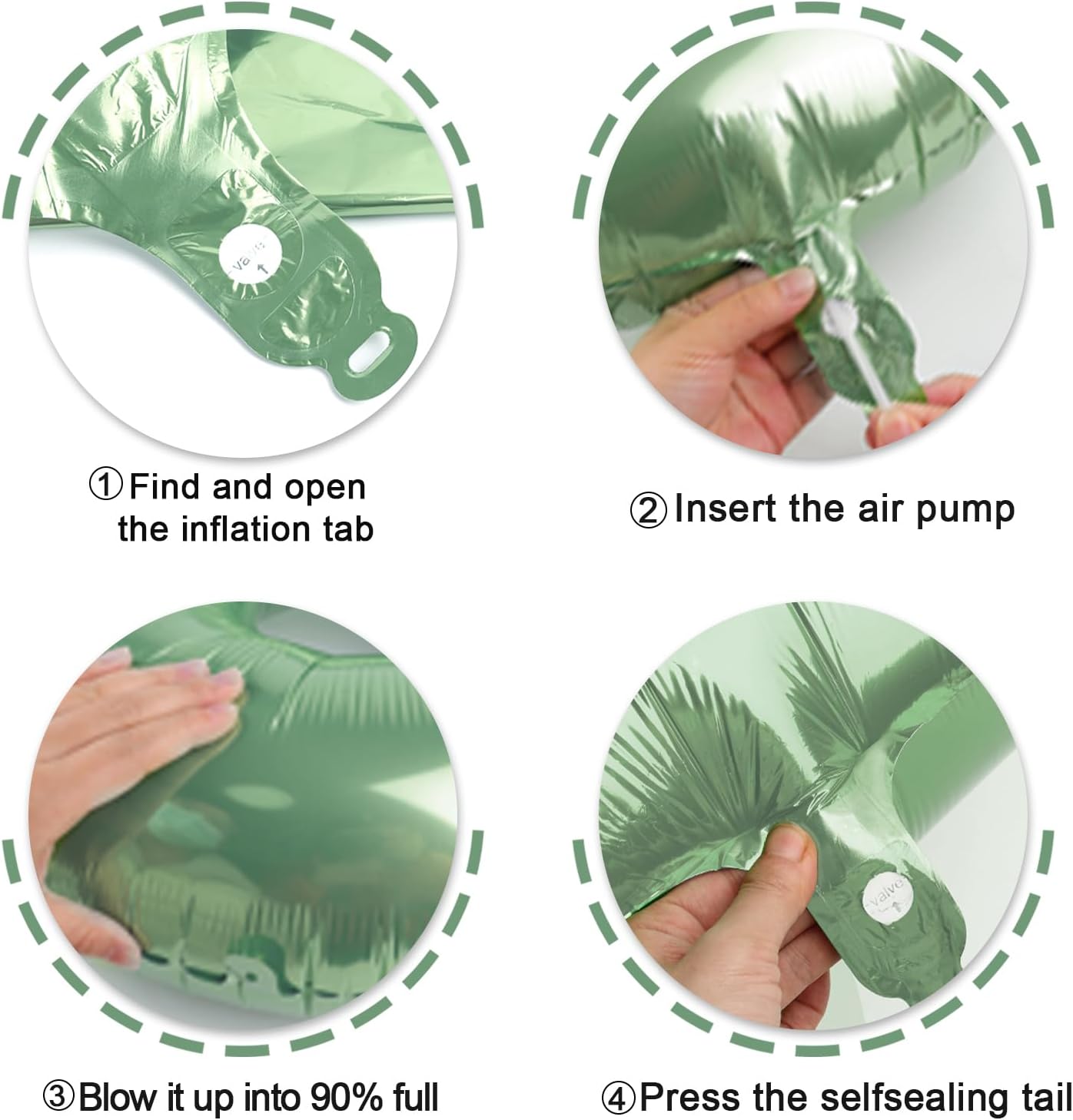 40 Inch Sage Green 3 Large Number Balloon, 3 13 23 30 33 36 Oliver Green Birthday Party Decorations, Number Three Foil Balloons for Anniversary Party Graduations Celebration Supplies