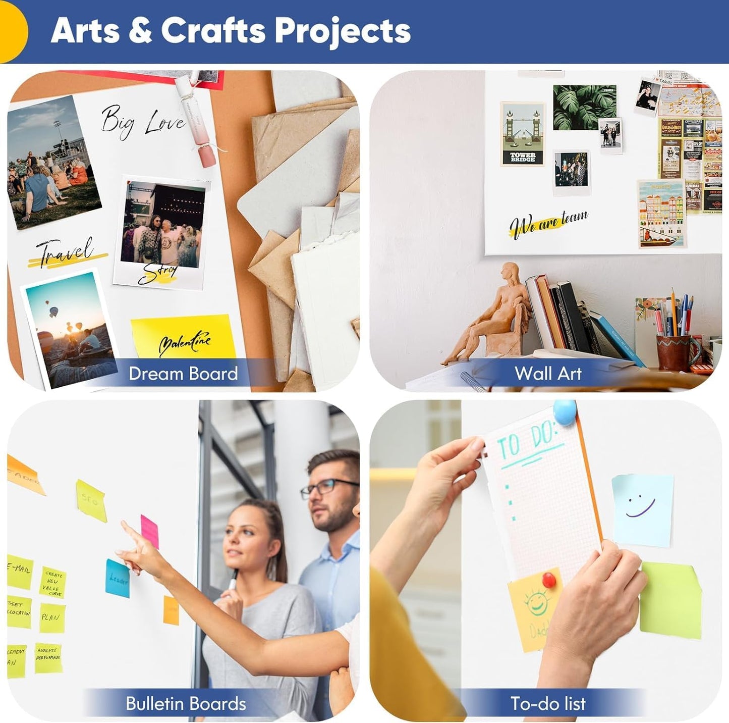 Vanhench White Kraft Wrapping Paper 17.5"×1800", Easel Painting Drawing Paper Roll Kids Art Supplies, Chart Poster Bulletin Board Paper Roll, Floor Covering Arts Crafts Table Wrap