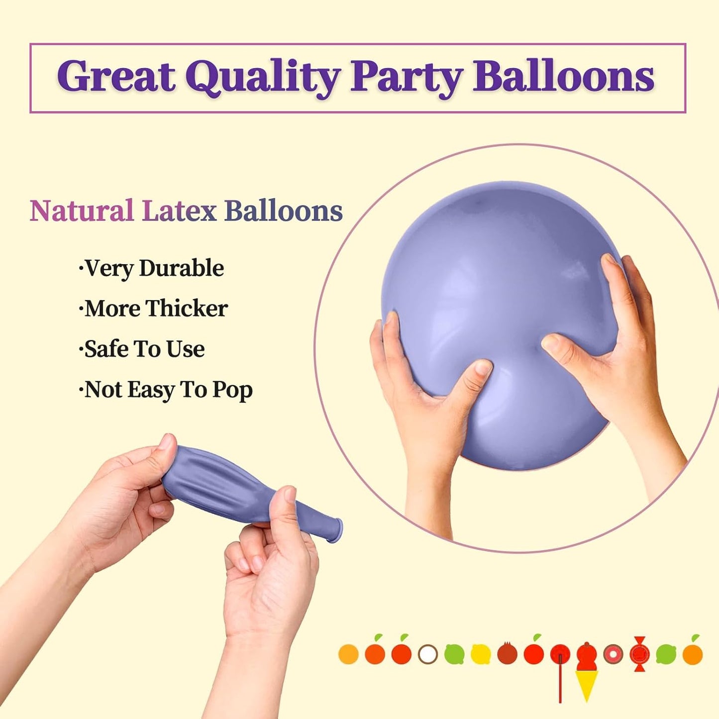 110pcs Dusty Blue Balloon 12 Inch, Blue Latex Balloons for Birthday Party Baby Shower Wedding(with 2 Ribbons).