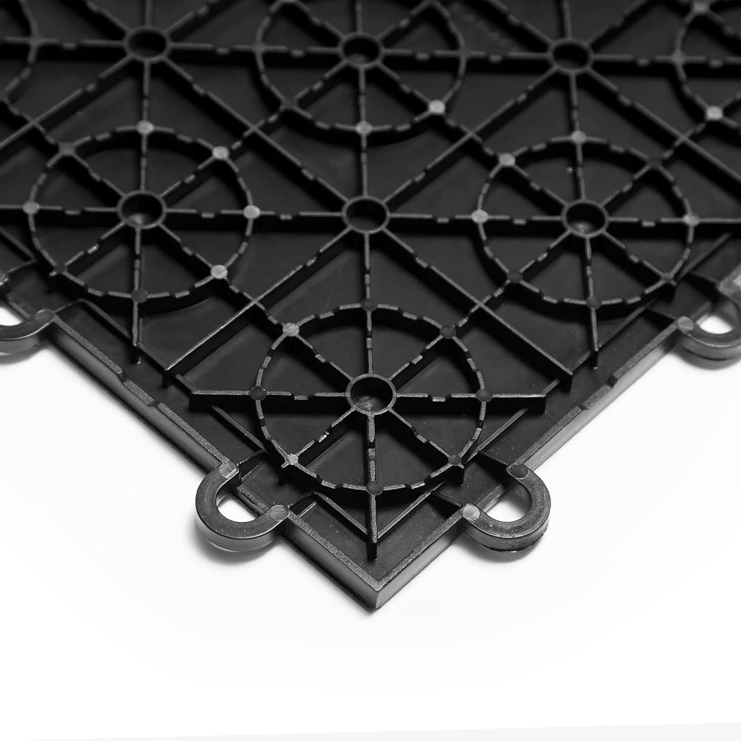 IncStores 3/8" Thick Snap Together Dance Flooring Tiles | 12”x12” Printed Vinyl Dance Floor Tiles for Practice & Performance | Barnwood | 32 Tile Pack