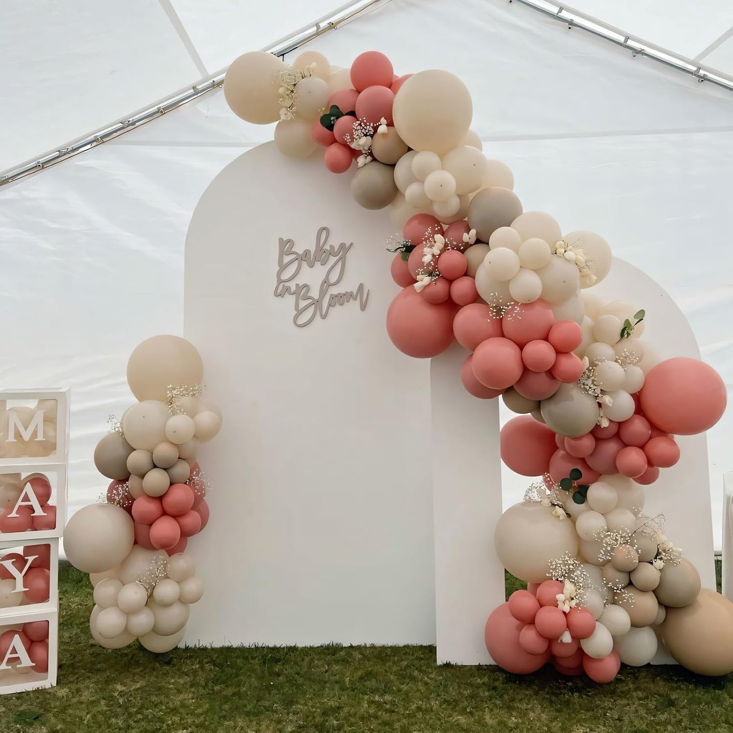 110pcs Retro Pink Balloons 12 Inch Pink Latex Balloon Arch Kit for Birthday Baby Shower Anniversary Graduation Wedding Party Decorations