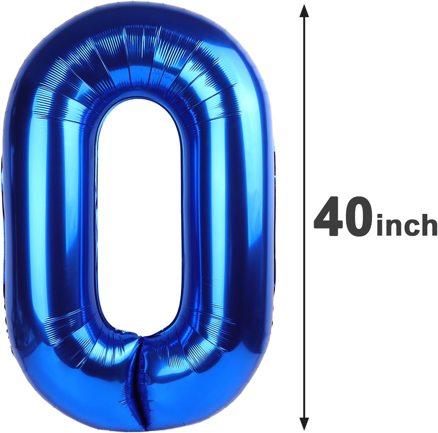 Navy Blue Jumbo Number 20 Balloon 40 Inch, Boy Girl 20 Birthday Supplies, Foil Helium 20 Birthday Giant Balloon, Mylar Blue Number Balloons Anniversary Decorations