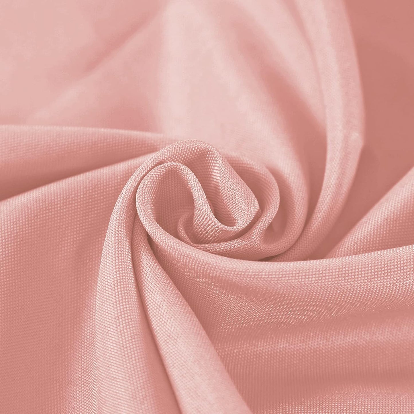 60 inch Round Tablecloth Washable Polyester Table Cloth Decorative Table Cover for Wedding Party Dining Banquet（60 inch,Dusty Pink）