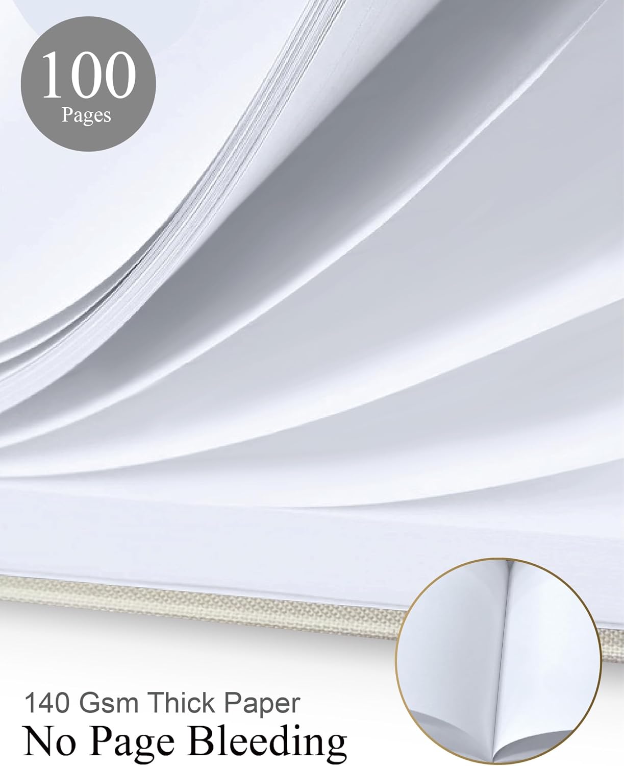 Elegant Linen Wedding Guset Book - Polaroid Guest Book for Wedding Reception,Baby Shower,Bridal Shower and Special Events - 100 Blank Pages for Sign in and Photos (B-Sage Green)