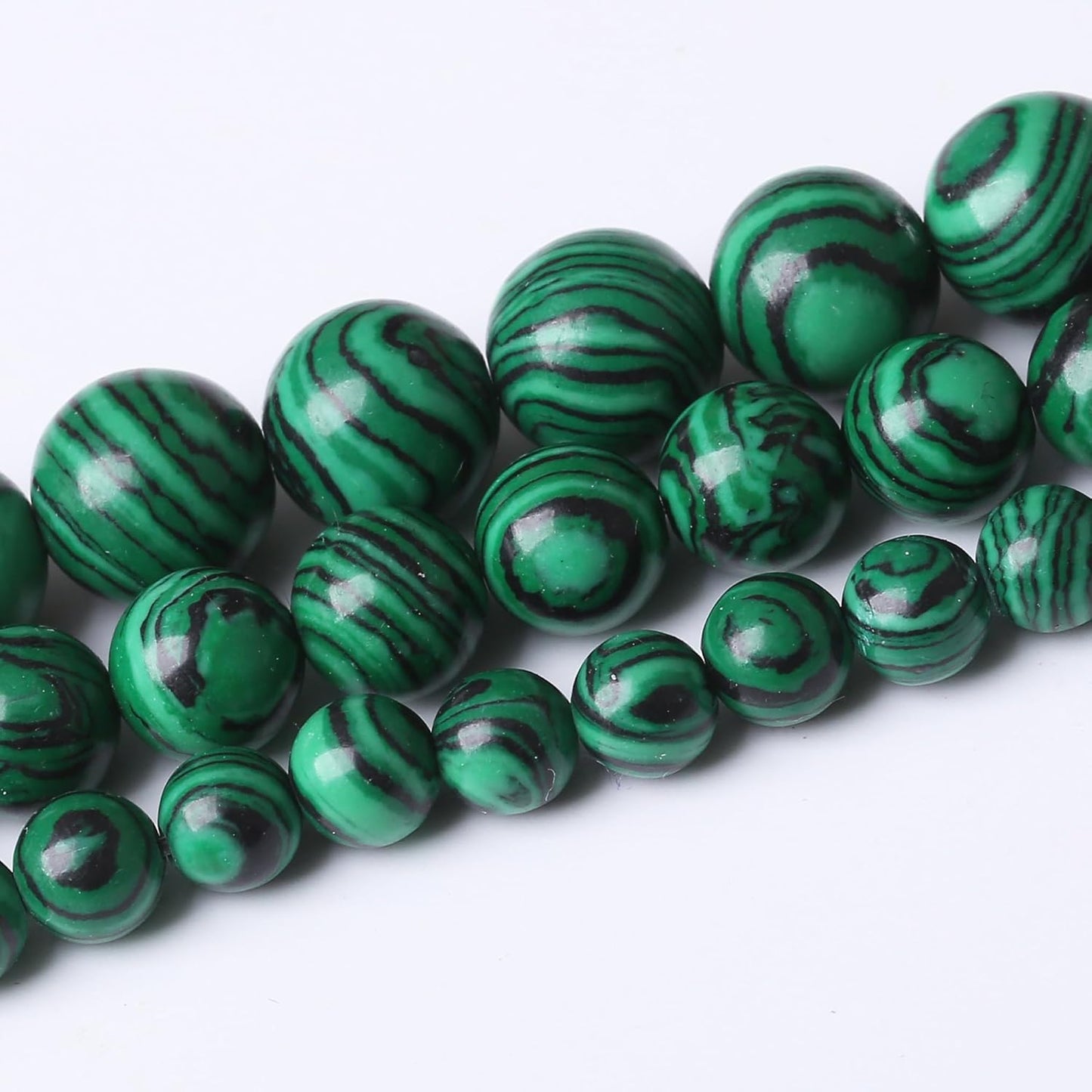 Turquoise Stone Beads Gemstone Round Crystal Energy Jade Beads Stone Beads for Jewelry Making DIY Bracelet Necklace Jewelry Making 1 Strand 15.5inch 31PCS 12MM