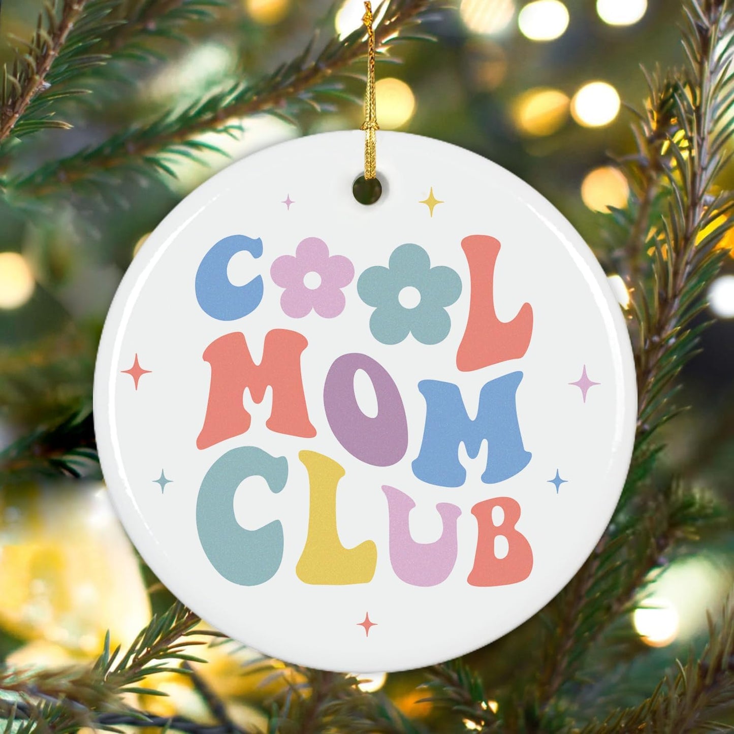 NewEleven Gifts for Mom - Gifts for Mama Birthday, Christmas - Birthday Presents for Mother from Daughter, Son, Child - New Mother Gift, Mom to Be Gift - Ceramic Christmas Ornaments