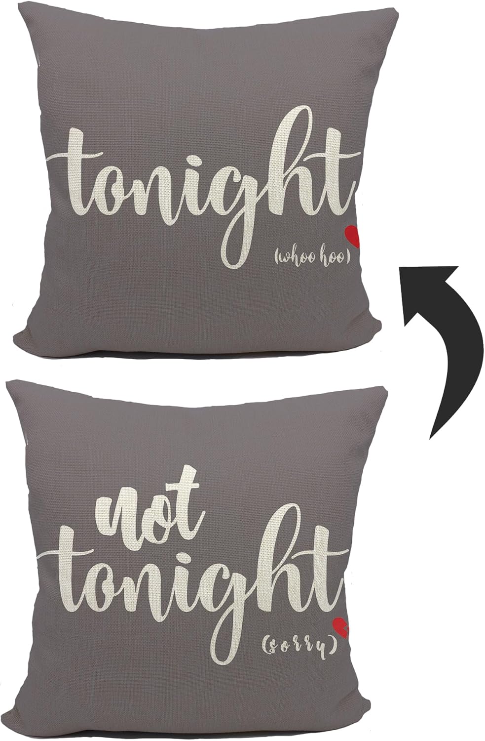 Bridal Shower Reversible Black Soft Pillow Cover, Wedding Anniversary Bridal Shower Gifts, Gift for Couples, Anniversary, Wedding, Engagement, 18 x 18 Inch Cushion Case for Bed Room Home Decor (gray)