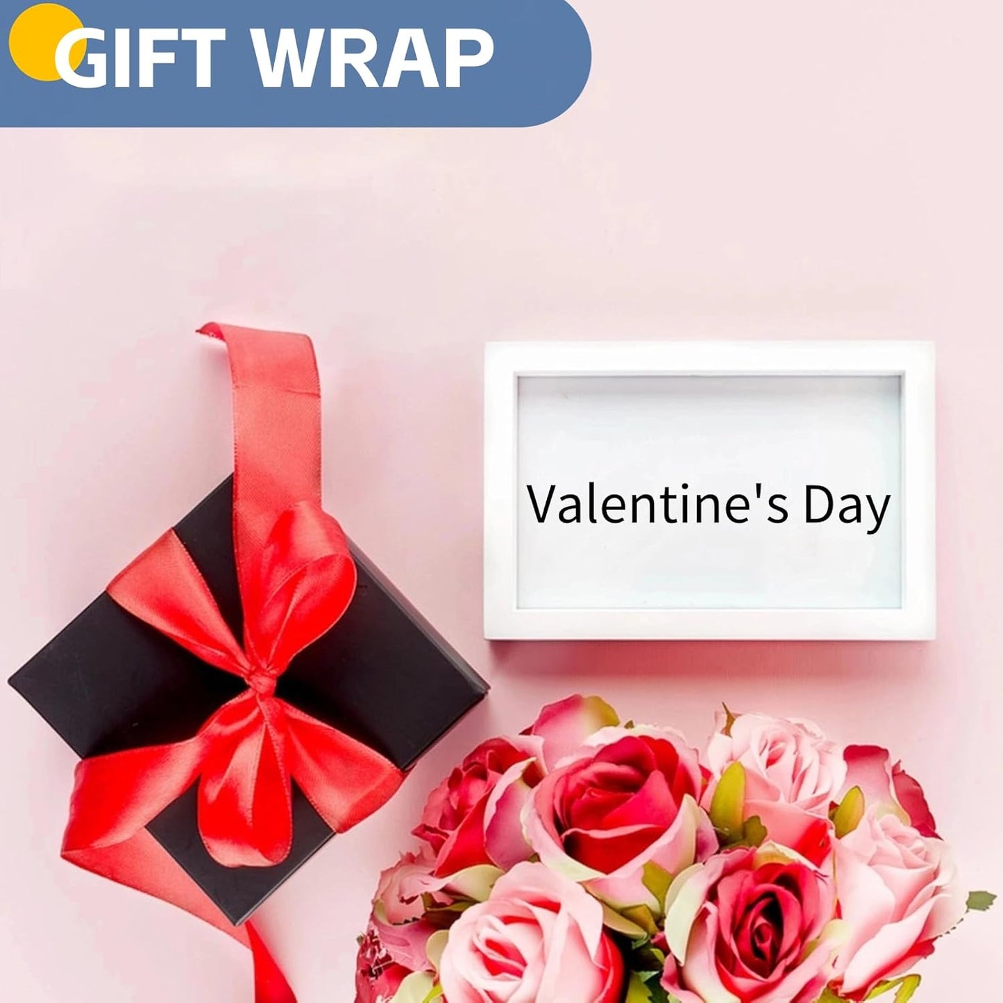 Black Wrapping Paper, 15"×450" Art Craft Kraft Paper Construction Bulletin Board Decorative Paper Roll for Father’s Day Birthday Halloween, Bouquet Graduation Gift Wrap for Nurse Men Boys