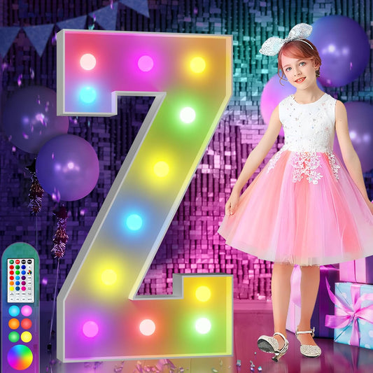 4FT Colorful Marquee Light Up Letters Z, 18 Colors Light Up Alphabet Signs with Remote, Marry Me Sign, Large Letter for Birthday Engagement Anniversary Wedding Party Decor