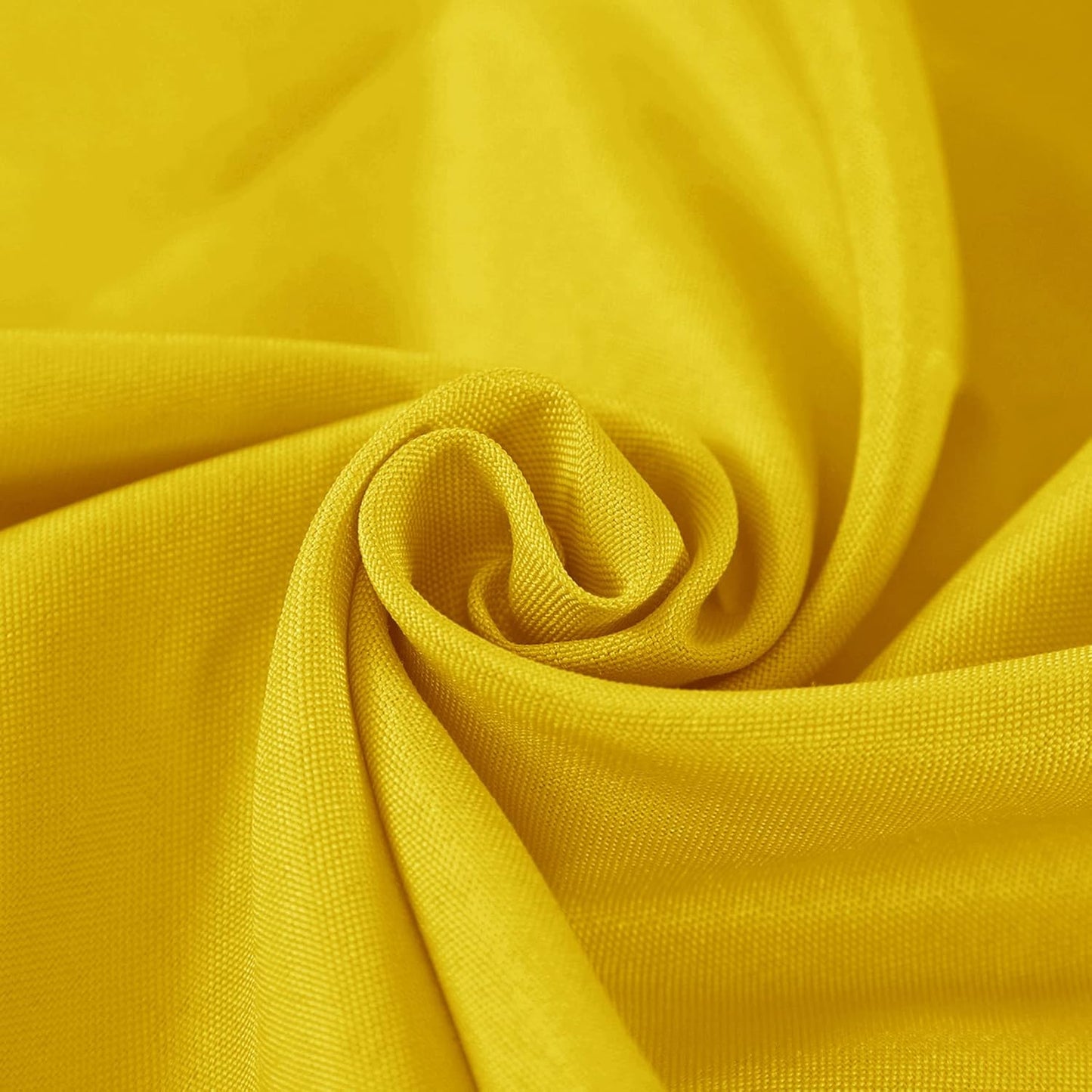 Fokitut 2 Pack Waterproof Round Tablecloth, 108 Inch, Stain Resistant and Wrinkle Polyester Table Cloth, Fabric Table Cover for Kitchen Dining, Wedding, Party, Holiday Dinner-Yellow
