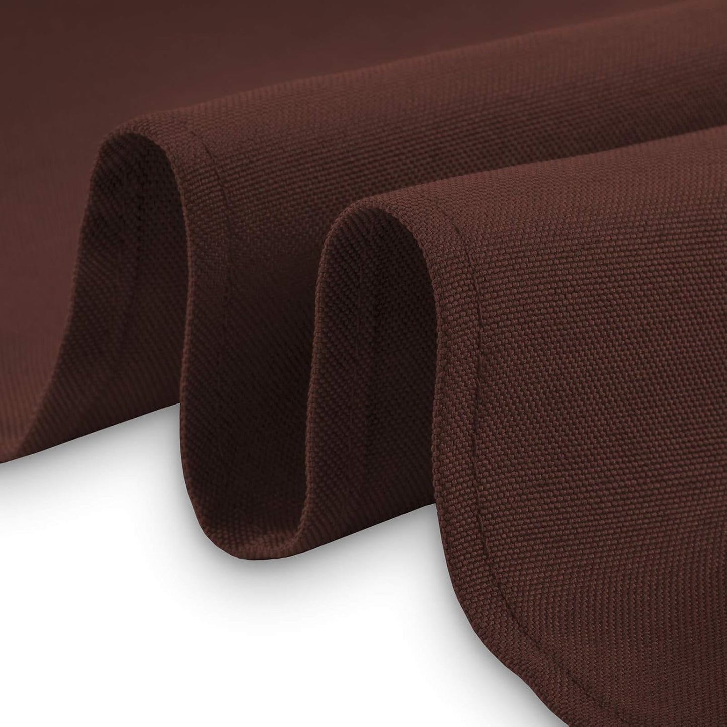 Lann's Linens - 10 Premium 90" Round Tablecloths for Wedding/Banquet/Restaurant - Polyester Fabric Table Cloth - Chocolate Brown