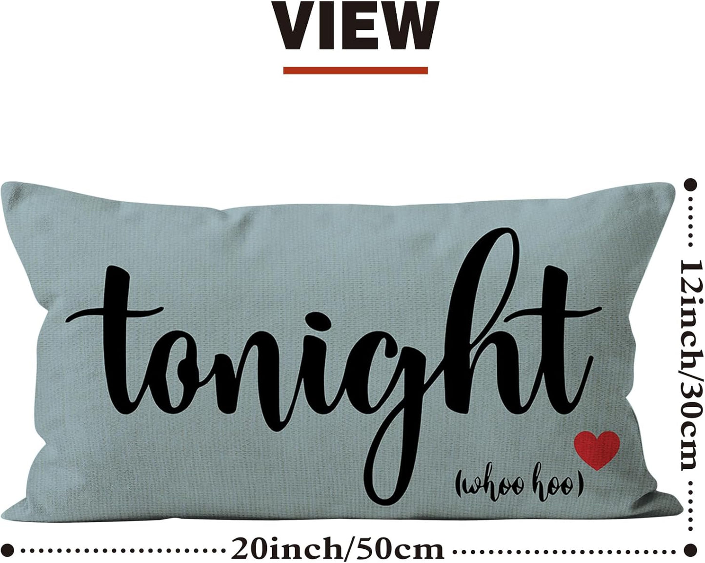 Mancheng-zi Bridal Gift,12x20 Pillow Cover,Bridal Shower Gifts,Funny Couples Reversible Linen Pillow Cover, Bachelorette Party Gifts,Bridal Gifts for Bride,Wedding Gifts for Bride(Light Blue)