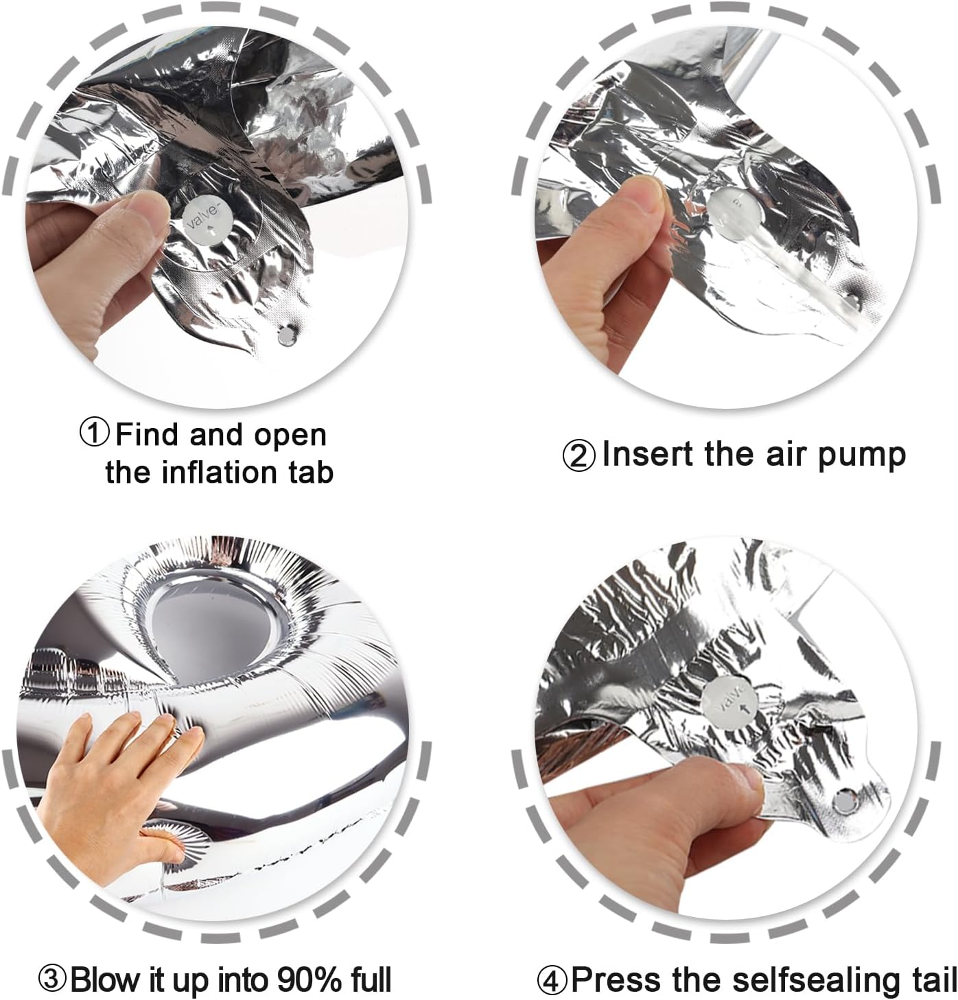 40 Inch Big Silver 9 Balloon Number, Jumbo Giant Happy 9th 19 29 39 49 99 Birthday Party Decorations, Large Nine Mylar Foil Anniversary Birthday Party Engagement Decorations