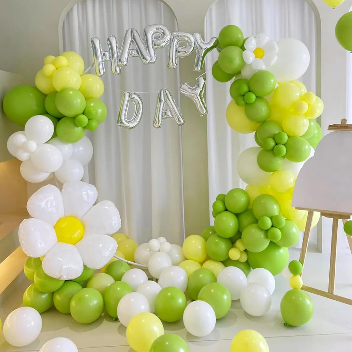 90pack Lime Green Balloons Different Size 18/12/10/5 Inch Lime Green Balloon Garland Arch Kit for Graduation, Wedding, Birthday, Christmas, Baby Shower, Anniversary Party Decorations