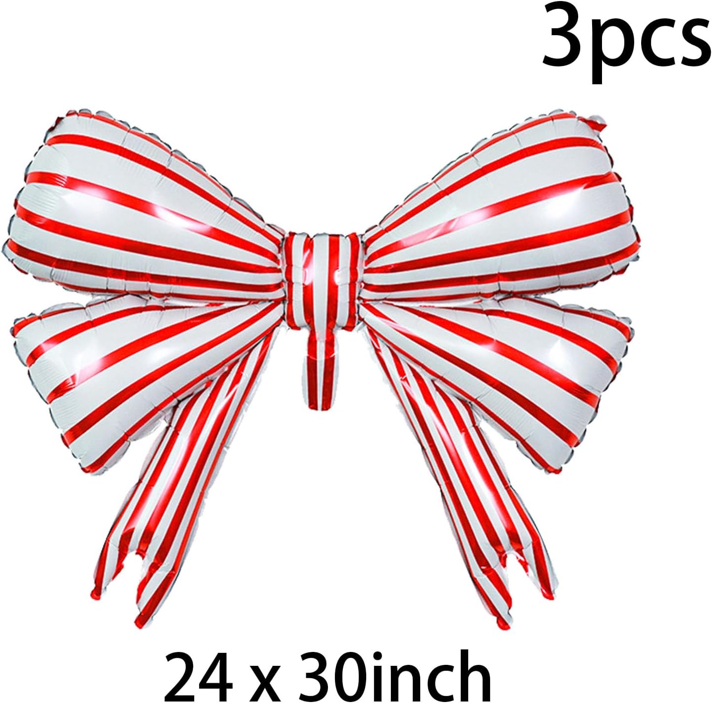 36 Inches Bow Foil Balloon Huge Bowtie Pink Balloon for Baby Shower, Wedding, Kids Theme Party Decoration (Red 1)