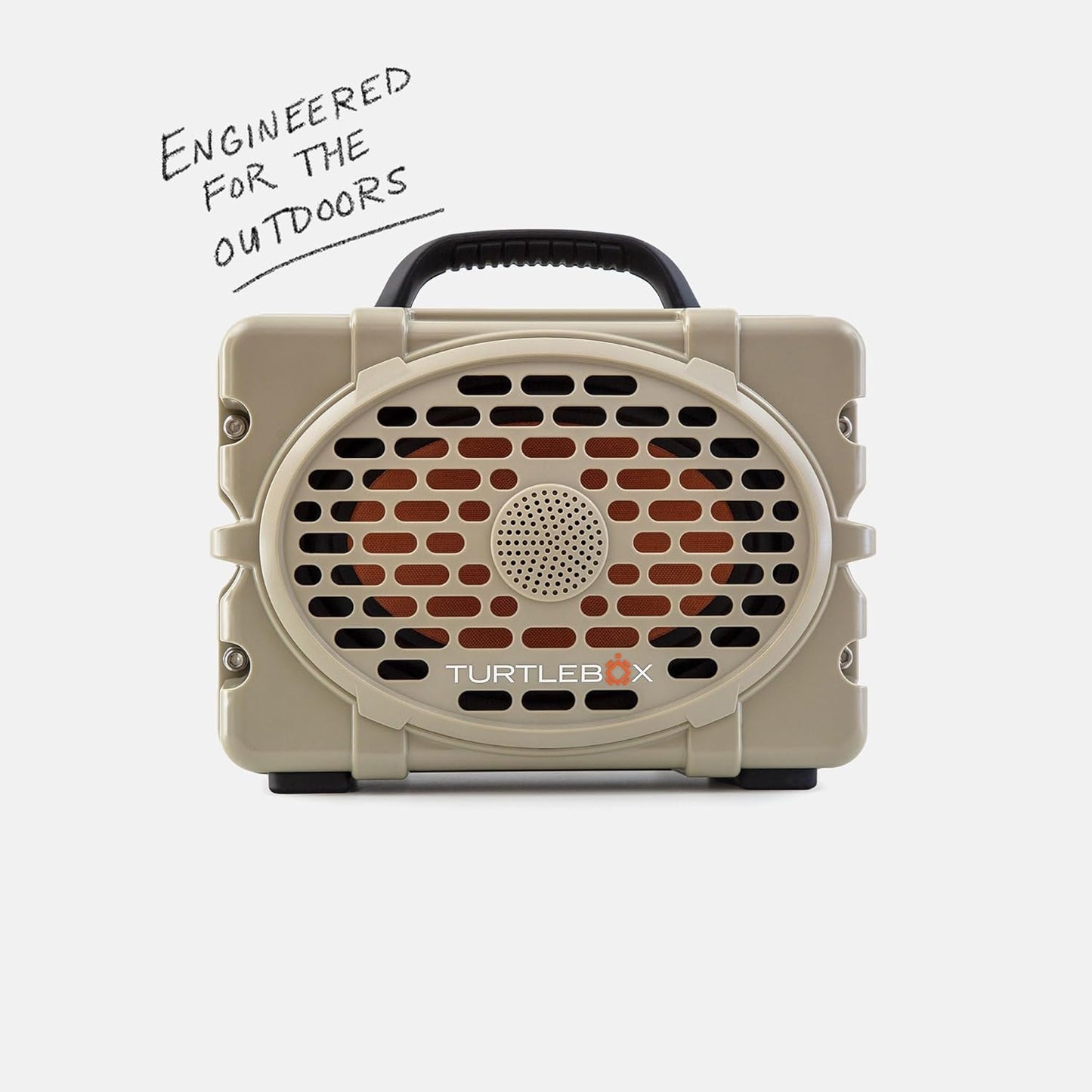 Turtlebox Original Gen 3: Portable Outdoor Bluetooth Speaker – Ultra-Loud (120dB), Waterproof (IP67), Rugged, Impact-Resistant, 3-Day Battery | Party Mode: Unlimited Pairing Stereo, Tan/Tan