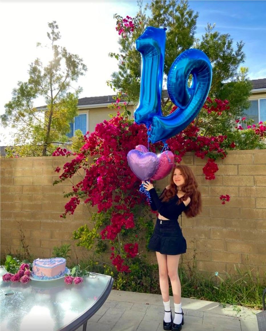 Jumbo Navy Blue Number 11 Balloon 40 Inch, Mylar Foil Number 11 Balloons for Boy Girl 11 Birthday Party, Giant Balloons Anniversary Graduations Photo Shoot Decorations