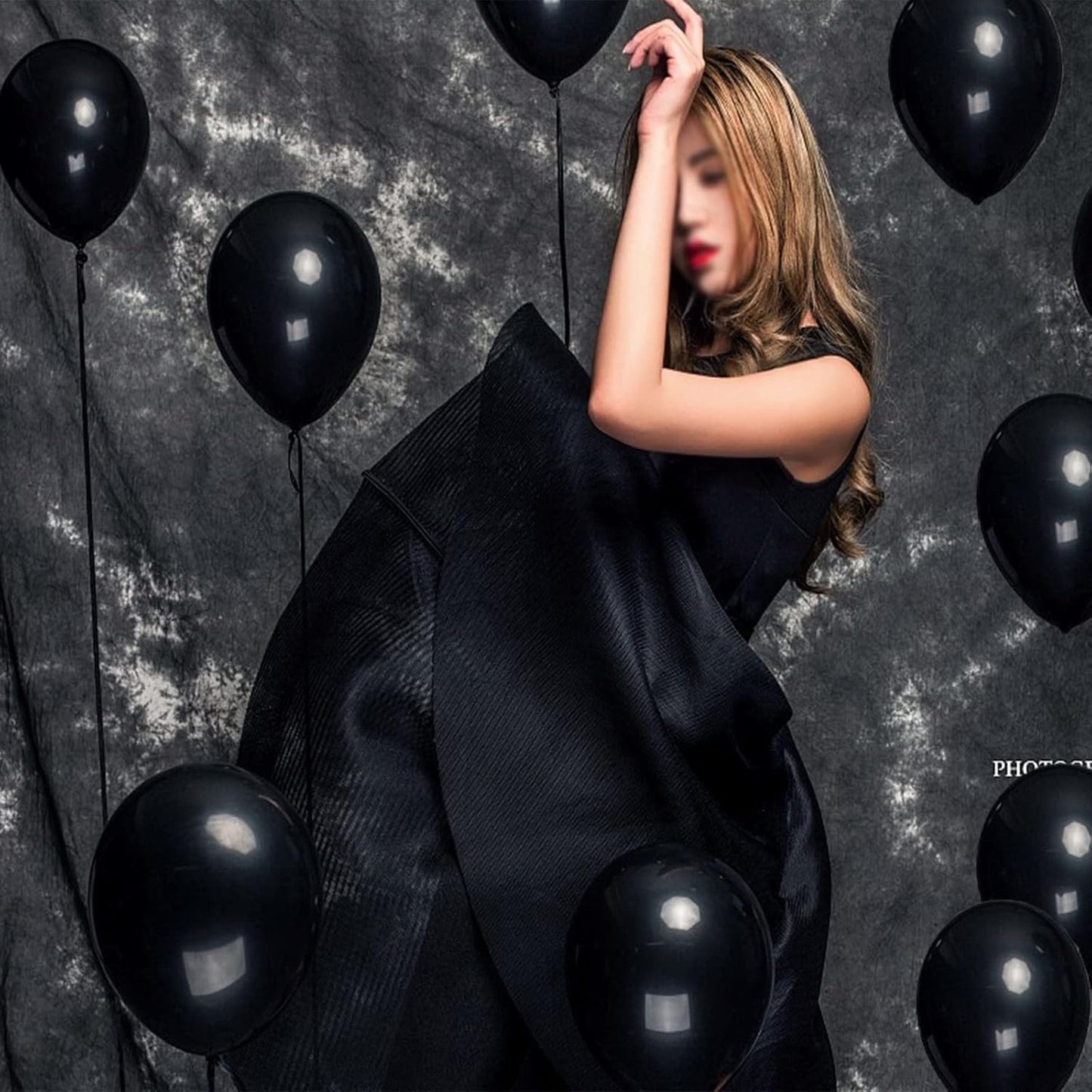 KAWKALSH Black Balloon Arch Kit 111Pcs 18 12 5 Inch Latex Party Balloons Garland for Birthday Baby Shower Wedding Engagement Anniversary Christmas Party Decorations