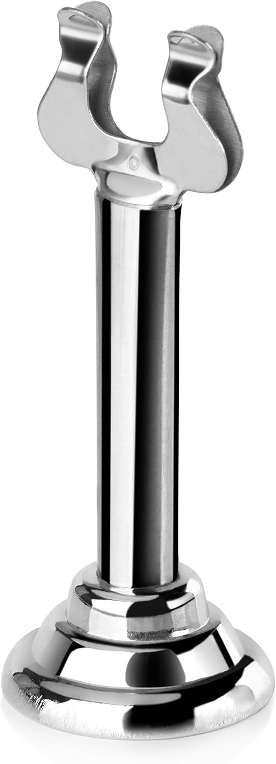 New Star Foodservice 23459 Harp Clip Style, Place Card/Table Number Holder, 3 Inch, Silver, Set of 12, 23442