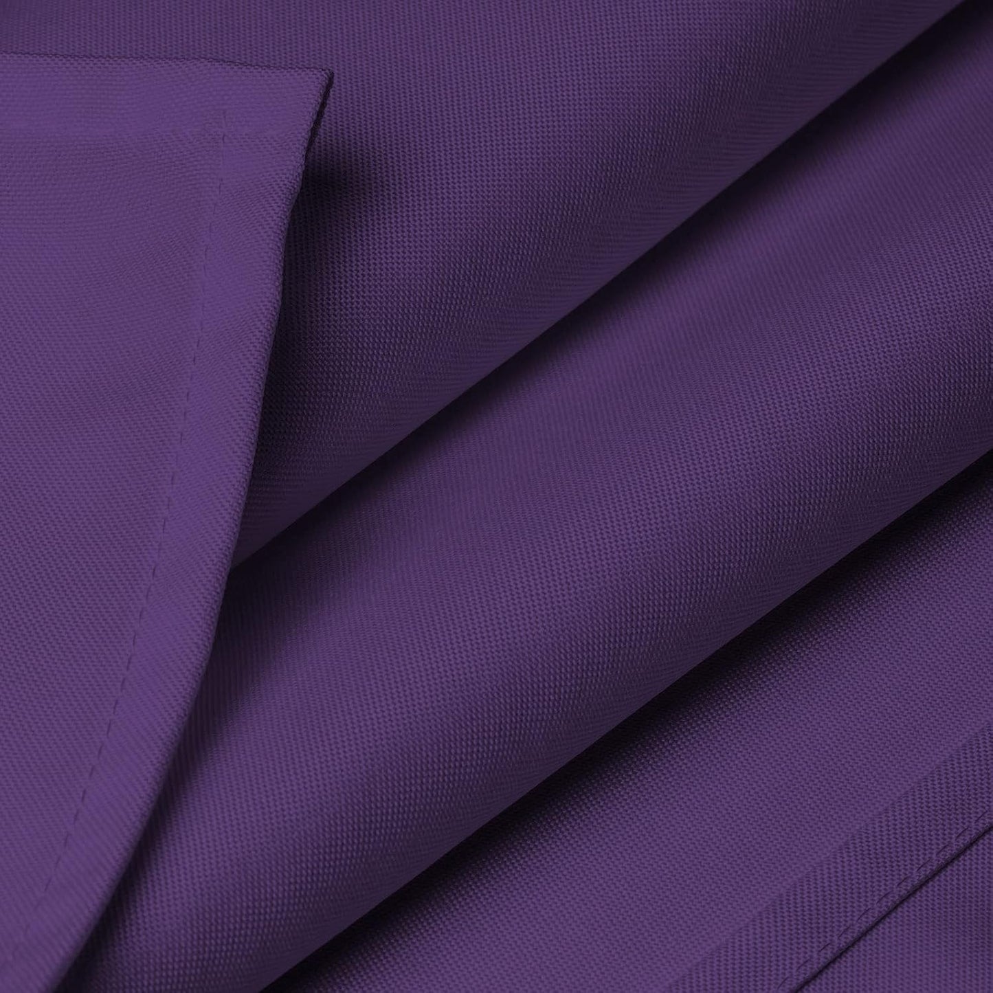 Lann's Linens - 10 Premium 70" x 120" Tablecloths for Wedding/Banquet/Restaurant - Rectangular Polyester Fabric Table Cloth - Purple