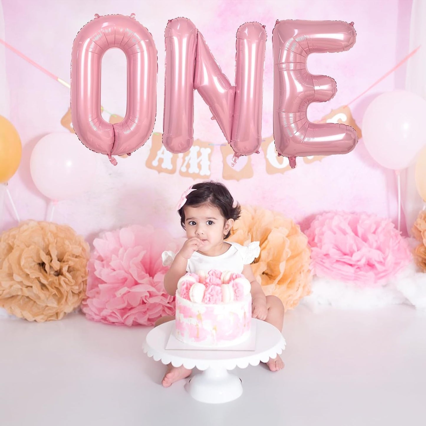 G Letter Balloon Pastel Pink, 40" Alphabet Helium Balloon, Large Inflatable Baby Pink Name Balloon Letters G, XXL Mylar Custom Letter Balloons Light Pink for Girls Birthday Party Decoration Supplies