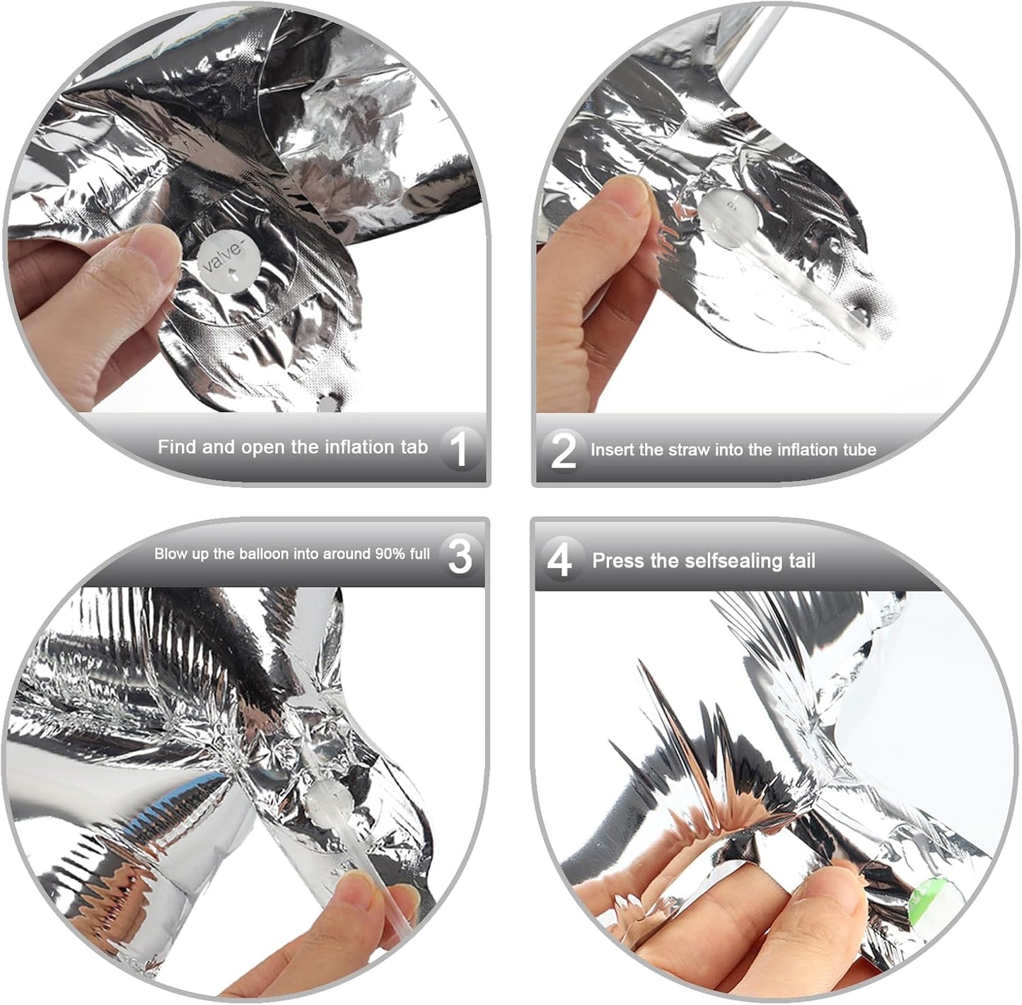 Silver Number 11 Balloon 40 inch, 11 Number Birthday Balloon for Boy Girl, Silver One for 1st 11 Birthday Party, Anniversary Celebration Number Balloons