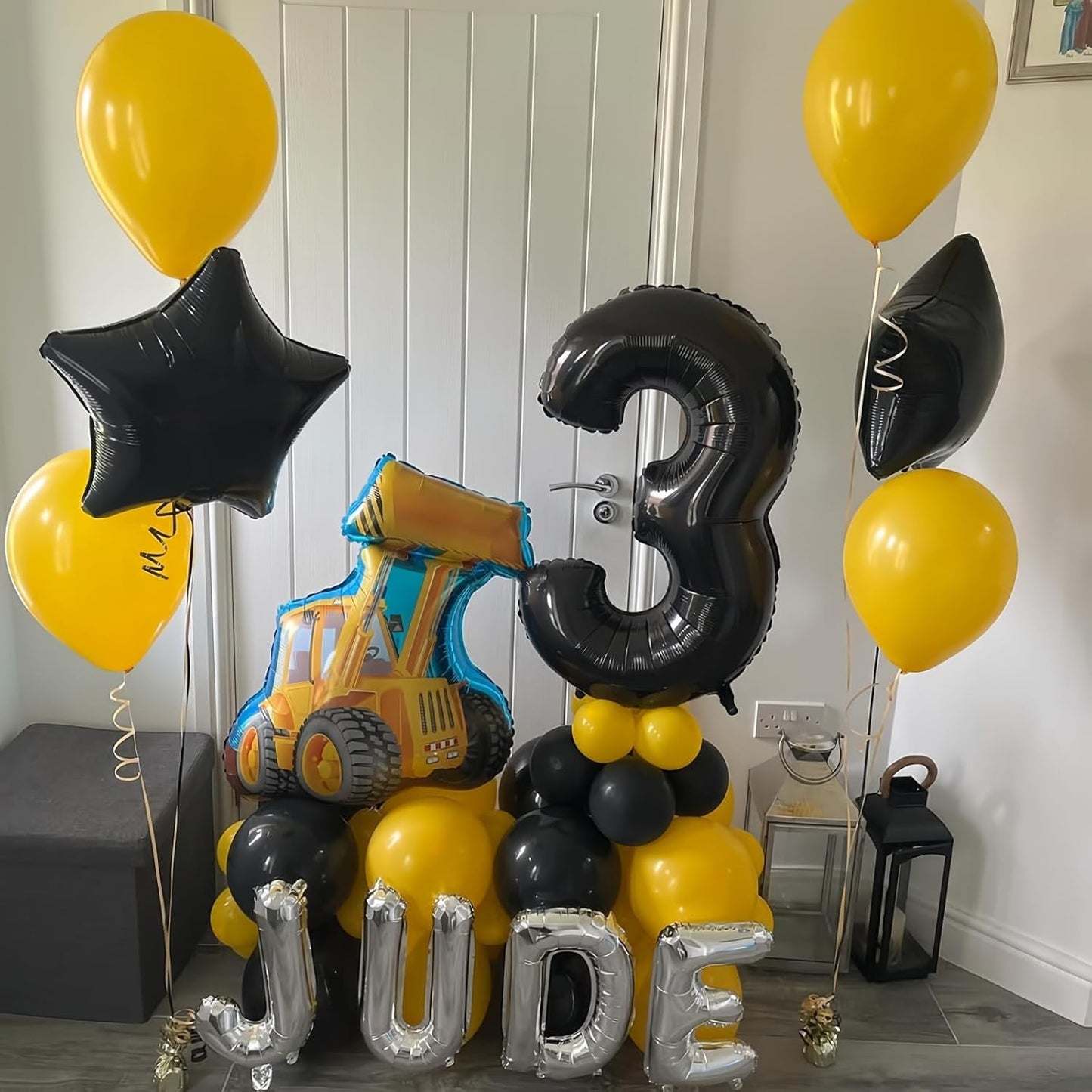Black 0 Balloon Number,40 Inch Number 0 Balloon Large Black 0 Foil Mylar Helium Balloon for Birthday Party Decorations