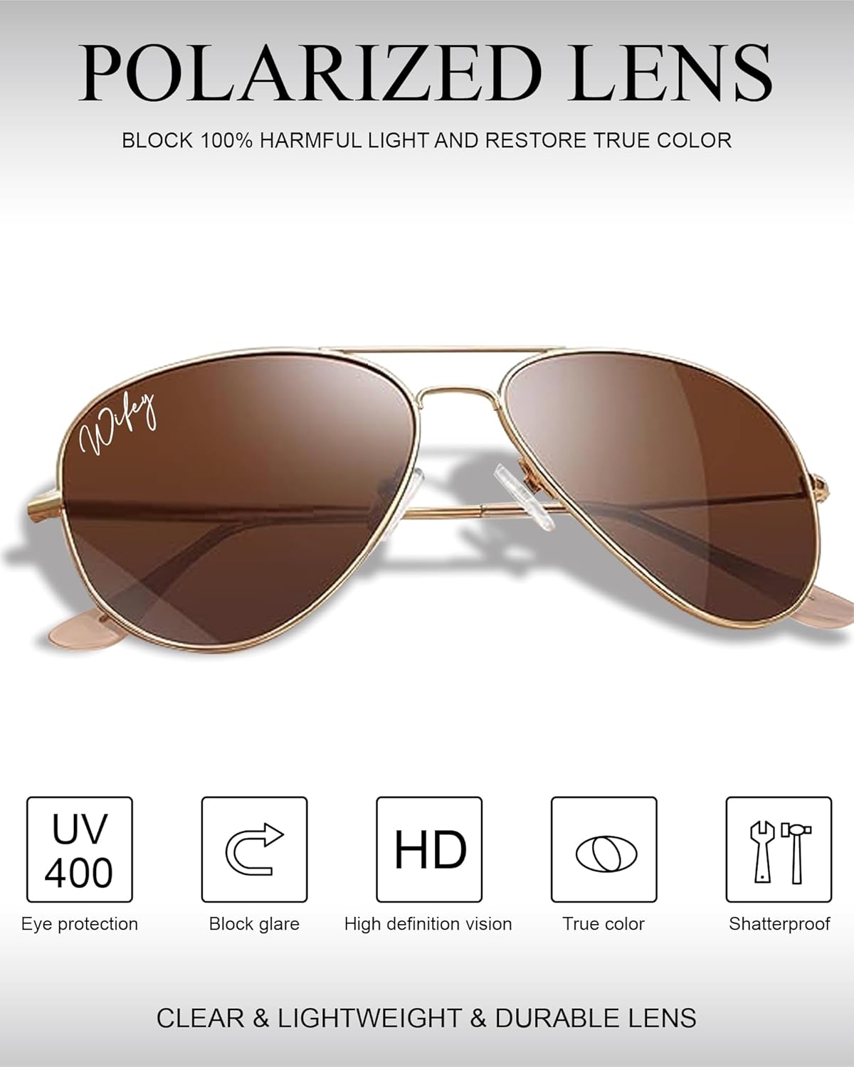 Bride and Groom Polarized Sunglasses for Wedding – UV400 Protection, Lightweight & Stylish Couple Sunglasses