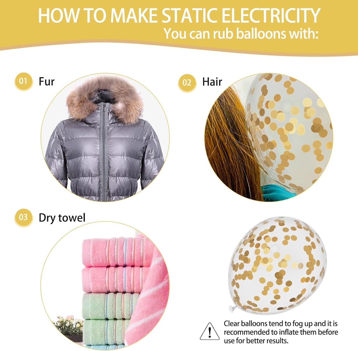 68Pcs Sand White Gold Confetti Balloons Kit 12 Inch Ballons Beige Pearl White Balloon Gold Party Balloons with Ribbons for Birthday Wedding engagement Baby Shower Graduation Decorations.