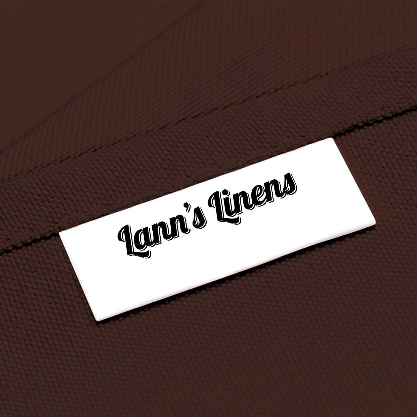 Lann's Linens - 10 Premium 132" Round Tablecloths for Wedding/Banquet/Restaurant - Polyester Fabric Table Cloth - Chocolate Brown