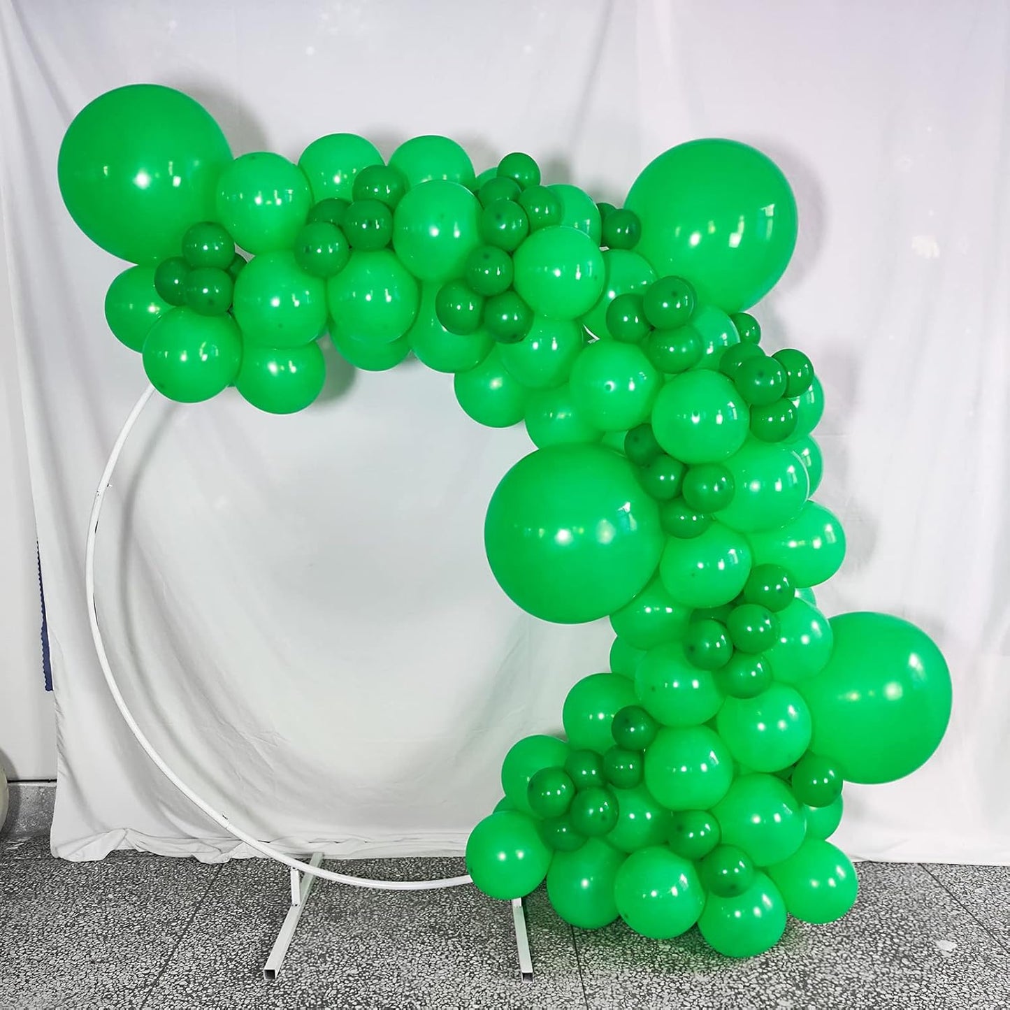 KAWKALSH 200pcs Dark Green Balloons 5 Inch, Small Mini Latex Balloons for Party Birthday Baby Shower Anniversary Festival Arch Garland Decoration