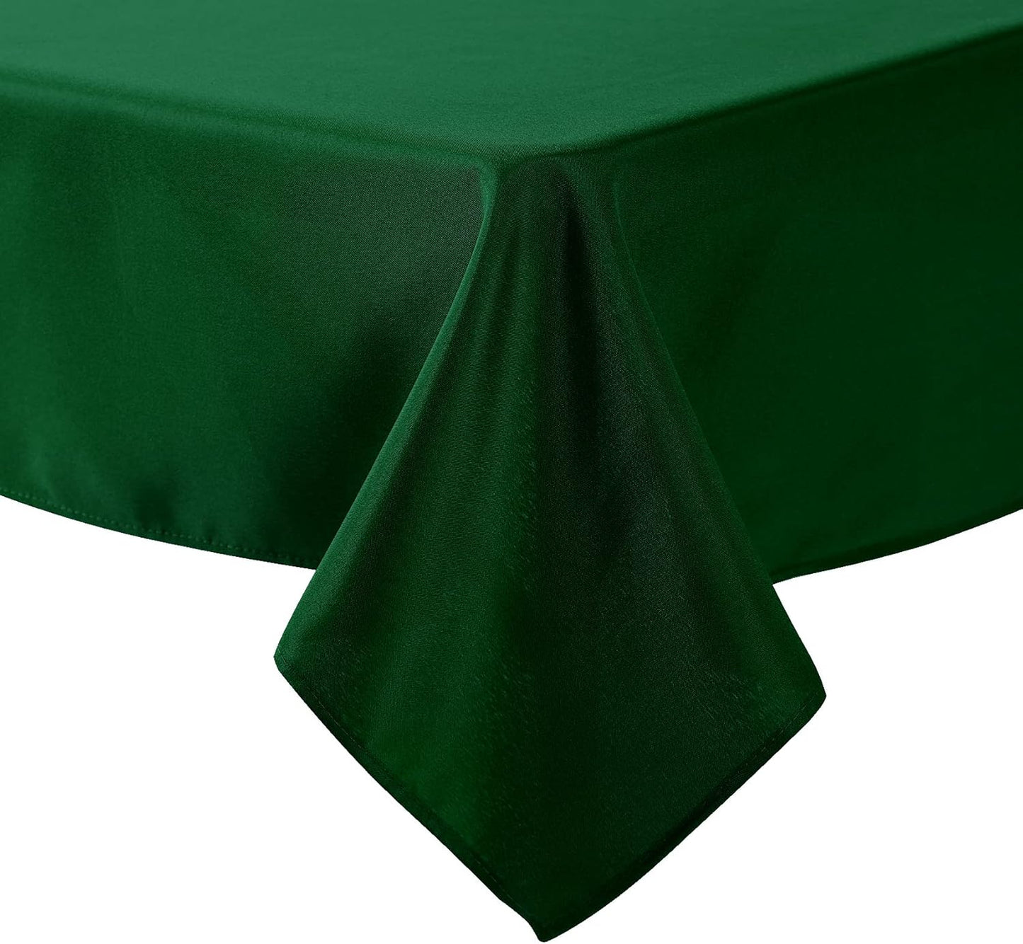 Cupuamon Square Tablecloth 52x52 inch Washable Polyester Fabric Table Cloth for Wedding Party Dining Banquet Decoration（52x52,Hunter）