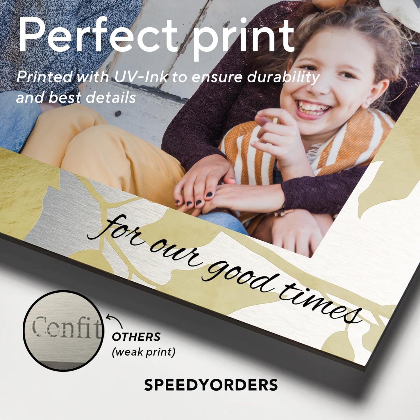 Custom Outdoor Metal Sign, Personalized Aluminum Safety and Business Signs, Waterproof (Picture, 30x24 In) - White