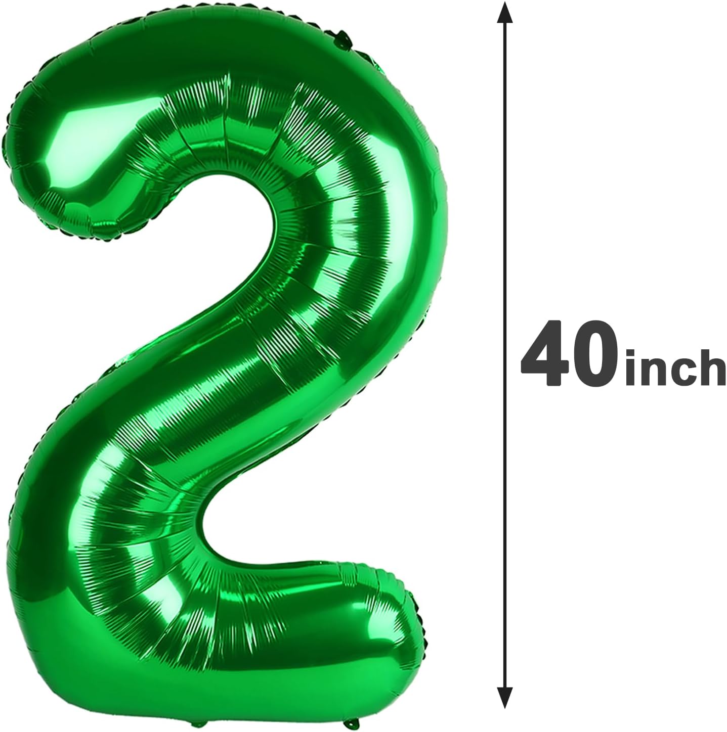 40 Inch Big Green Number 22 Balloon Birthday Decoration, Number 22 Helium Balloon Celebration, Boy Girl Baby Anniversary Party Graduations Supplies Decorations