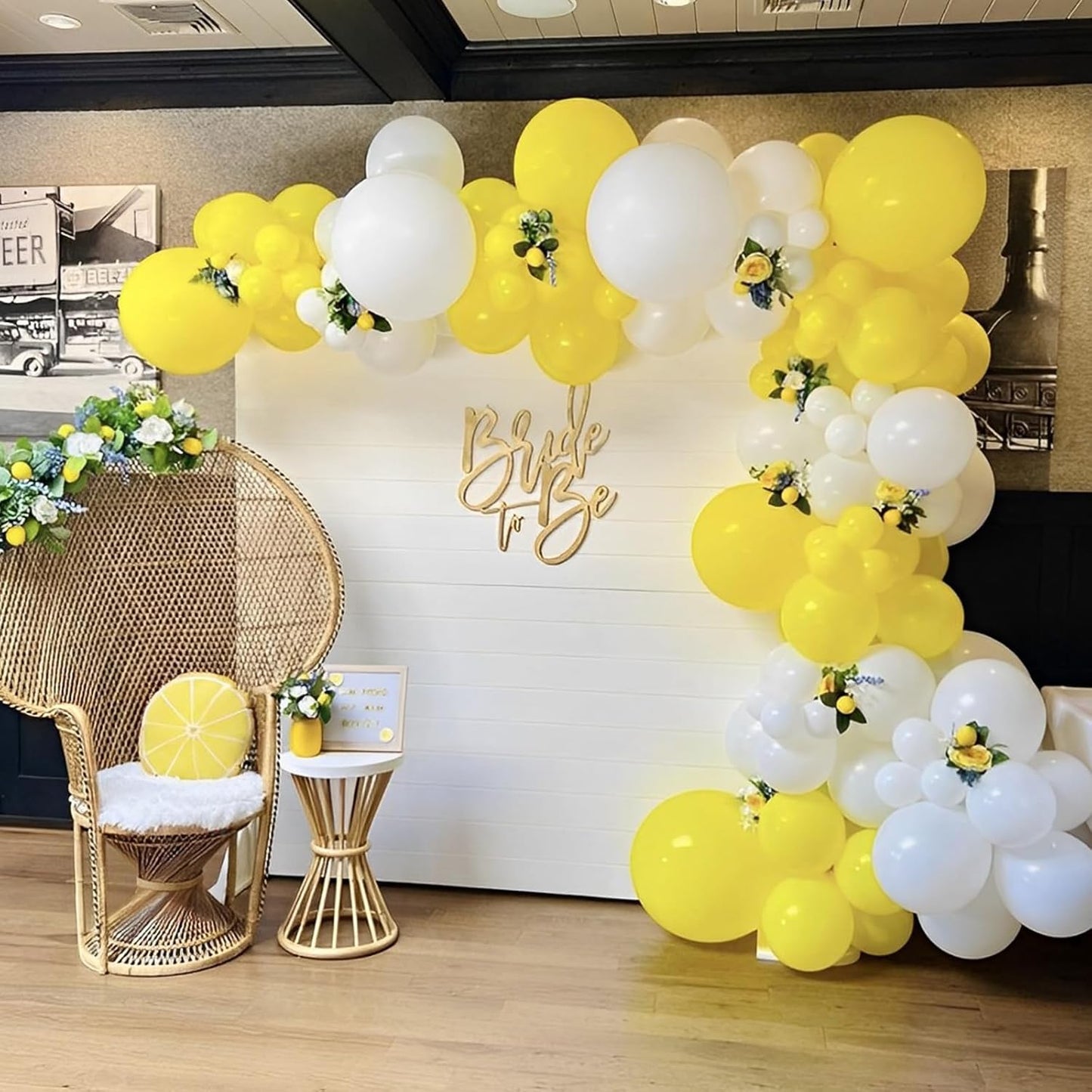 90pack Yellow Balloons Different Size 18/12/10/5 Inch Yellow Balloon Garland Arch Kit for Graduation, Wedding, Birthday, Baby Shower, Sunflower and Honeybee Theme Party Decorations