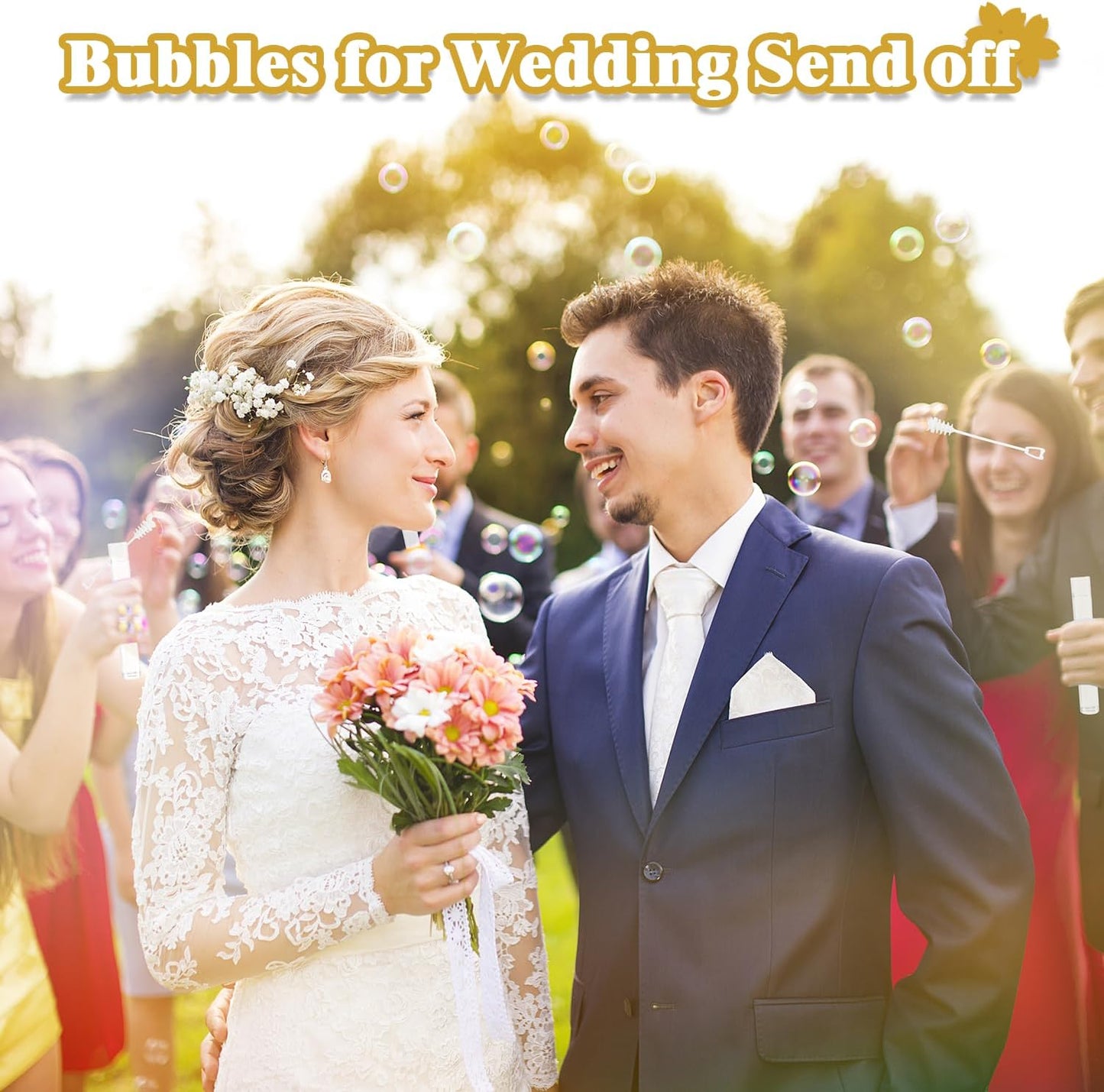 Bulk Mini Bubble Wands for Wedding 100 Count,Party Favors Supplies for Guest,Wedding Reception Send Off Activities Games for Kids & Adults, Non Candy Gift Bag Ideas Stuff for Engagement Anniversary