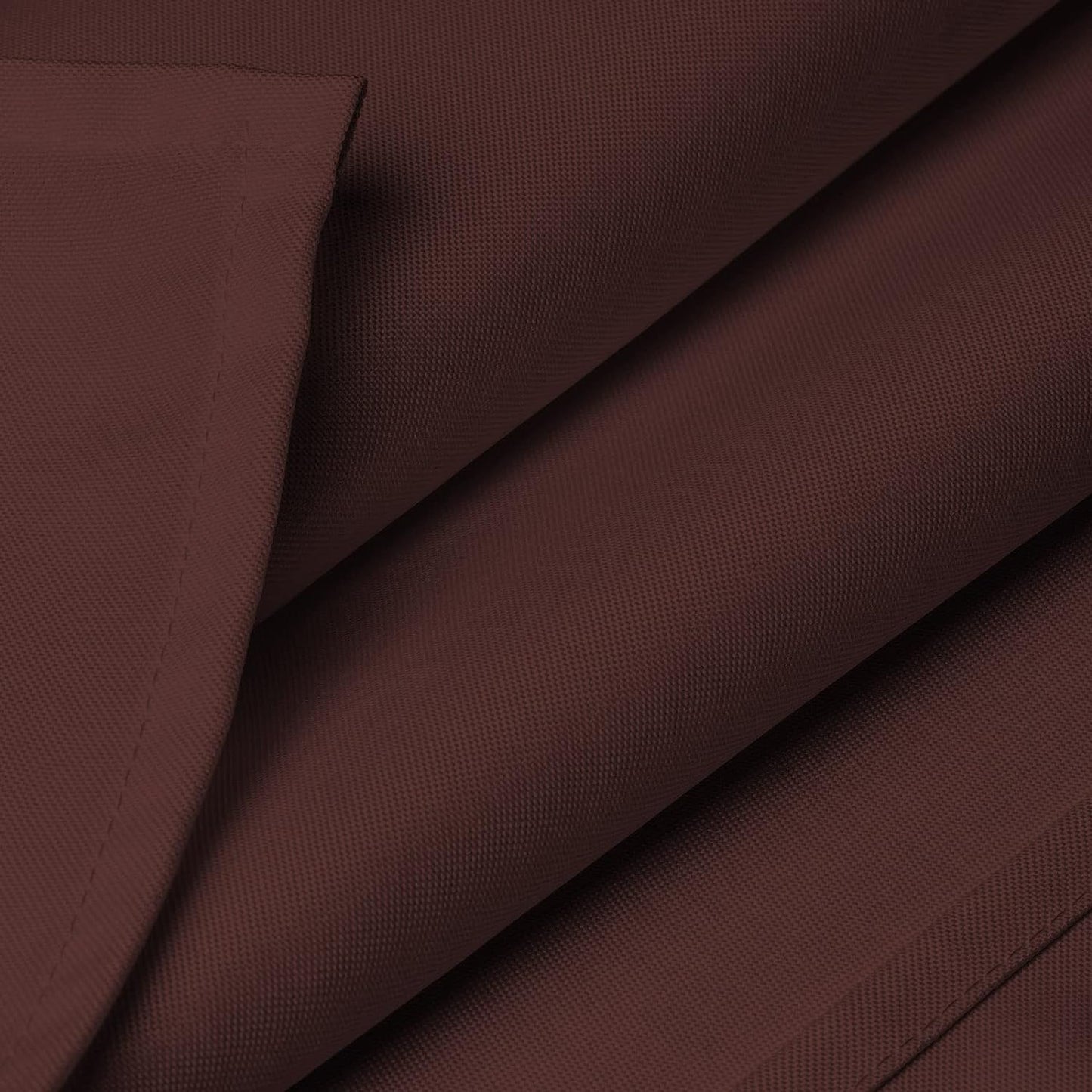 Lann's Linens - 70" Square Premium Tablecloth for Wedding/Banquet/Restaurant - Polyester Fabric Table Cloth - Chocolate Brown