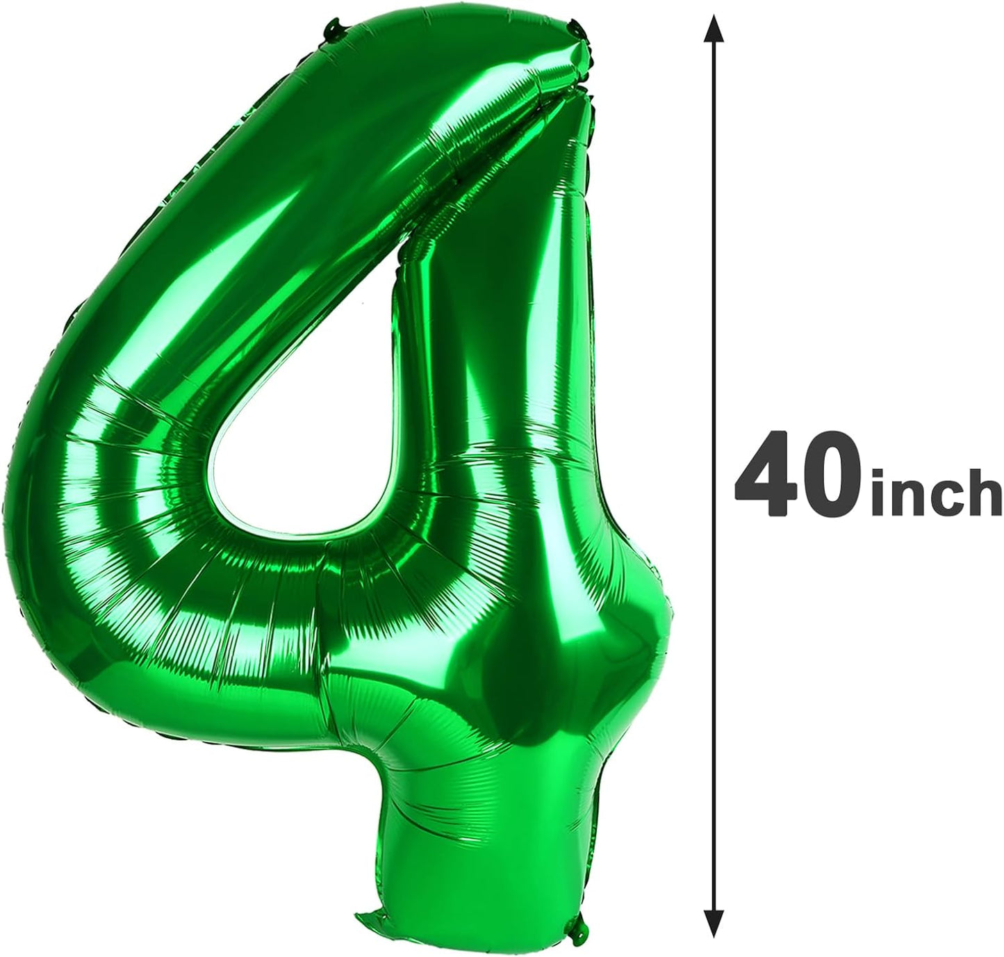 40 Inch Large Green 14 41 Number Balloon, Giant Number 14 41 Birthday Balloons, Foil Mylar Big Balloons for Anniversary Graduation Supplies Decorations
