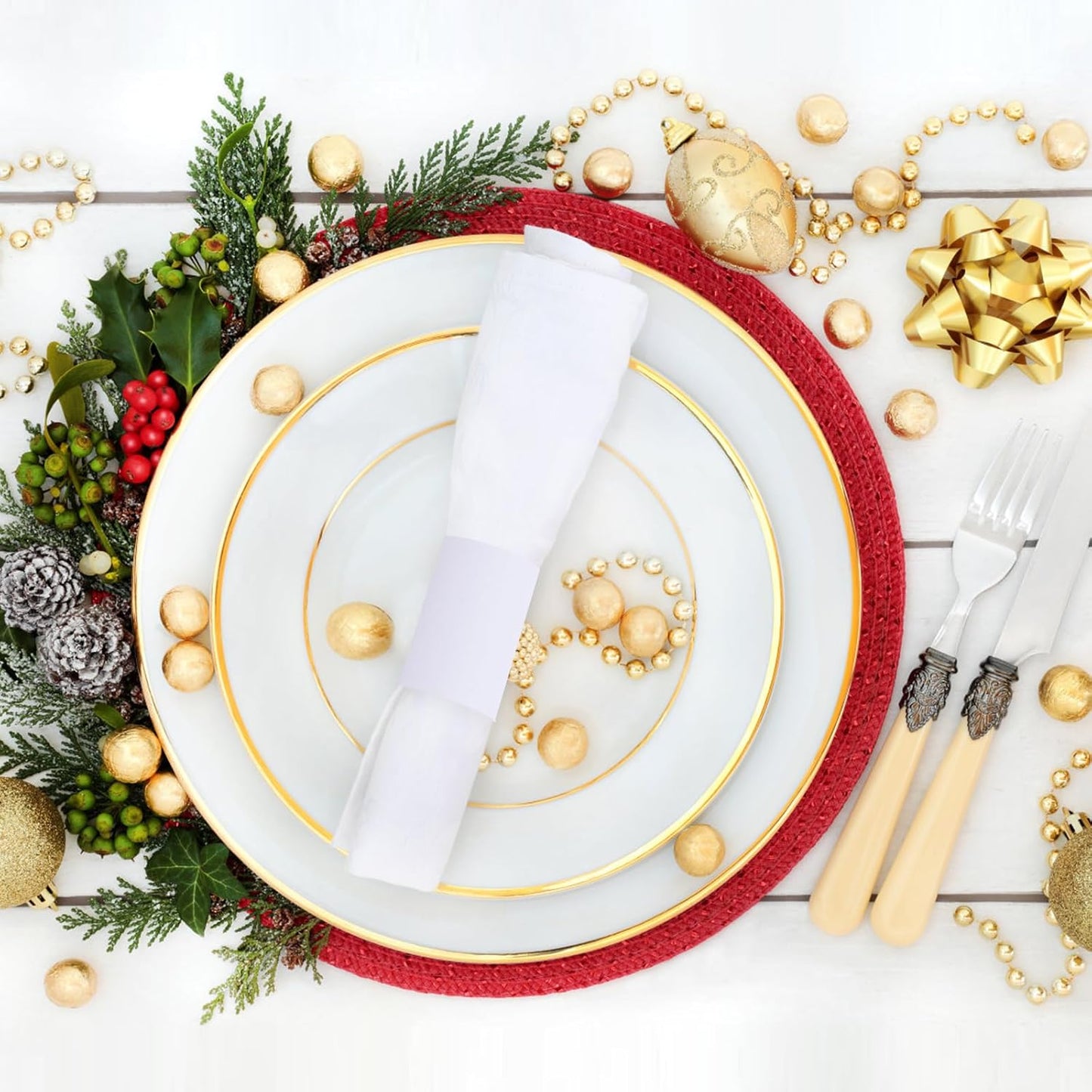 Paper Napkin Bands,Napkin Rings Self Adhesive,Silverware Wraps Bands(White,2000 pcs)