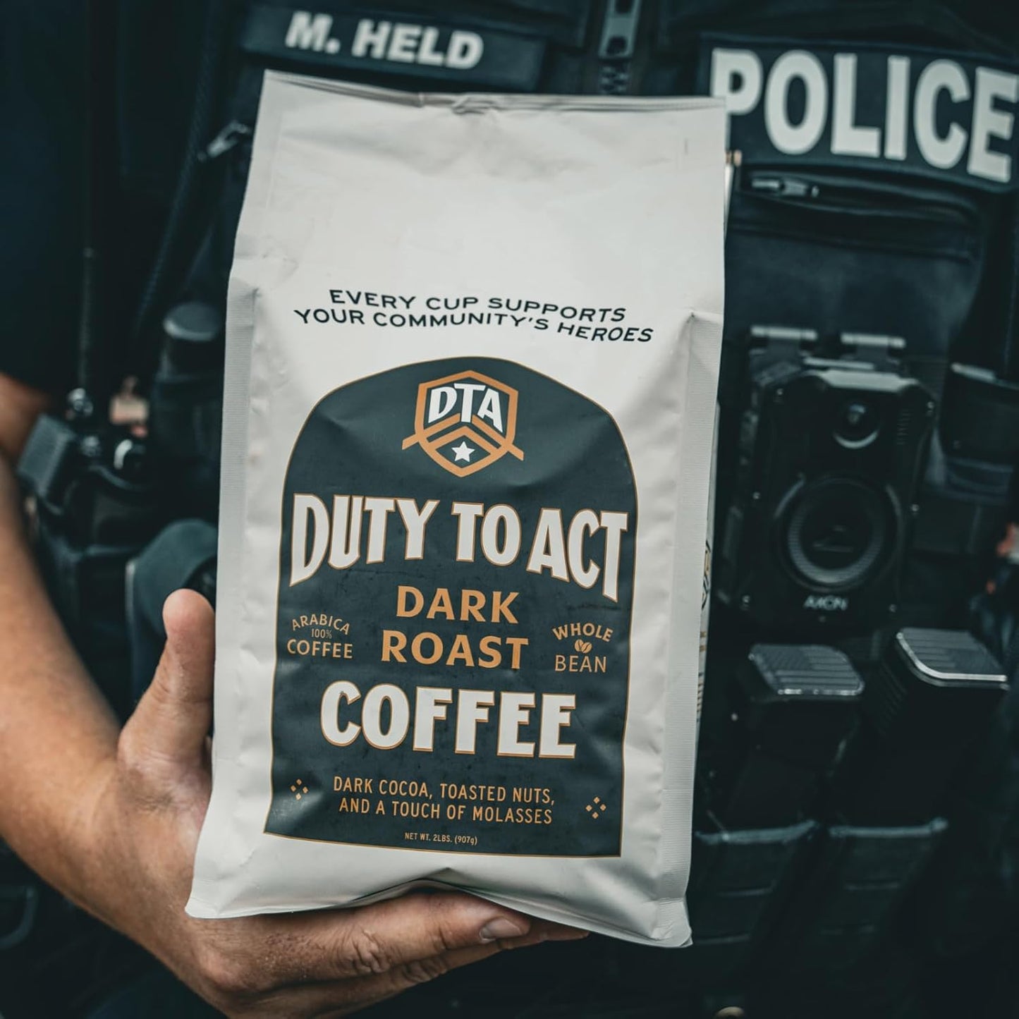 Duty to Act Dark Roast Whole Coffee Beans, 2 lbs (Pack of 5)