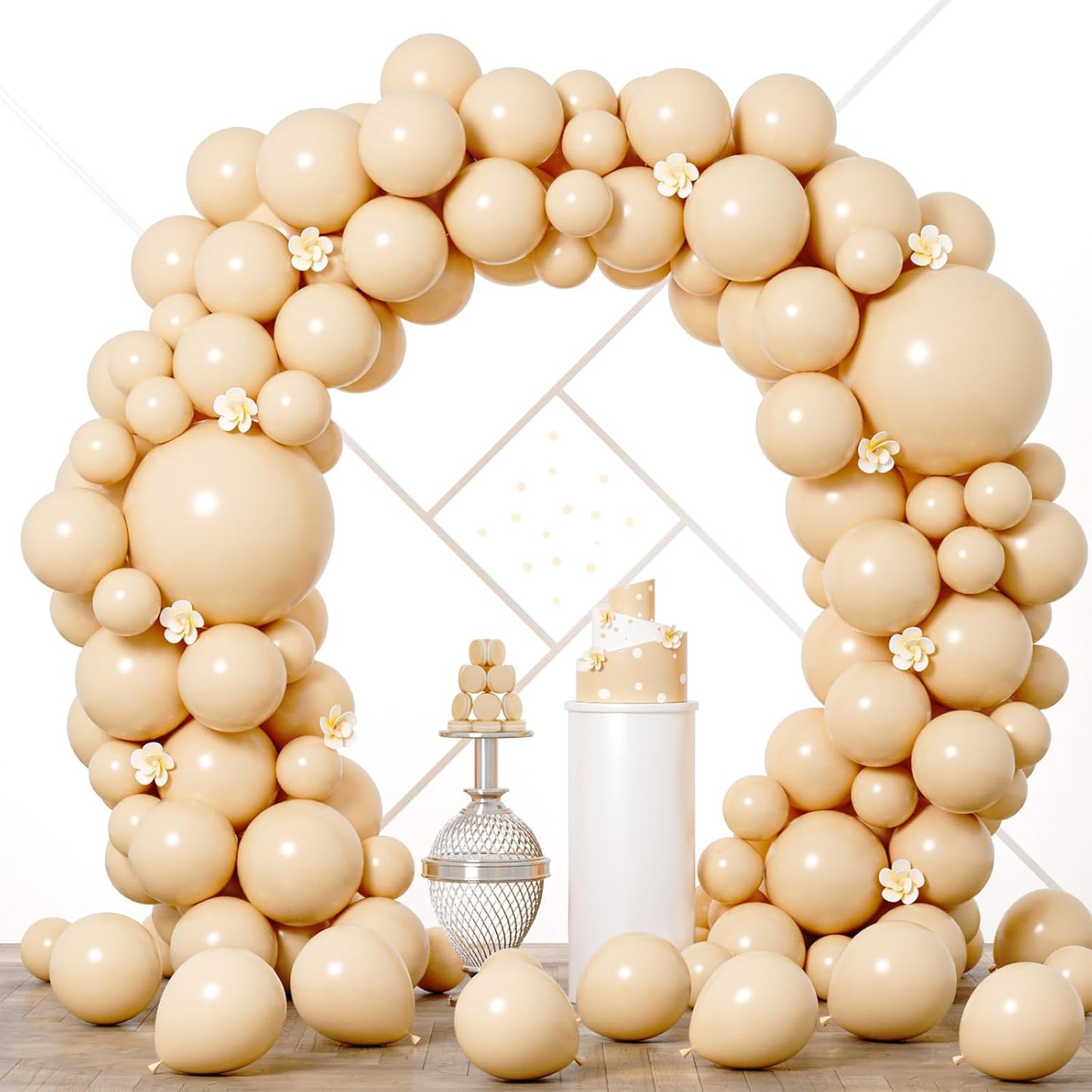 90pack Blush Balloons Different Size 18/12/10/5 Inch Blush Balloon Garland Arch Kit for Graduation, Wedding, Birthday, Princess Theme Party, Valentine's Day Party Decorations