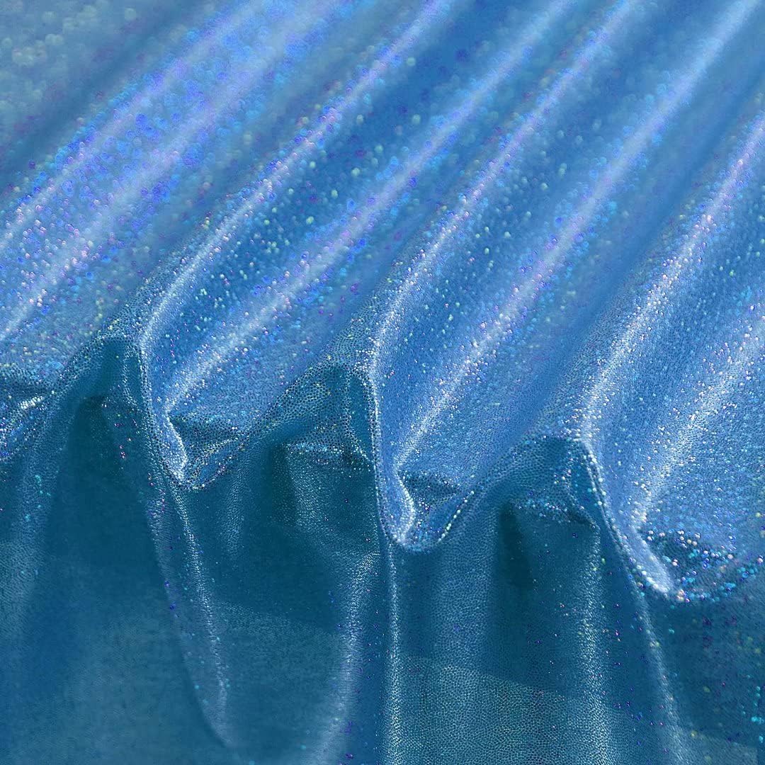 Fitable Sequin Tablecloth for Parties 60x60 Inch - Sparkle Glitter Table Cloth Laser Square Overlay for Wedding Baby Shower Ceremony Birthday Holiday Banquet Decor, Blue