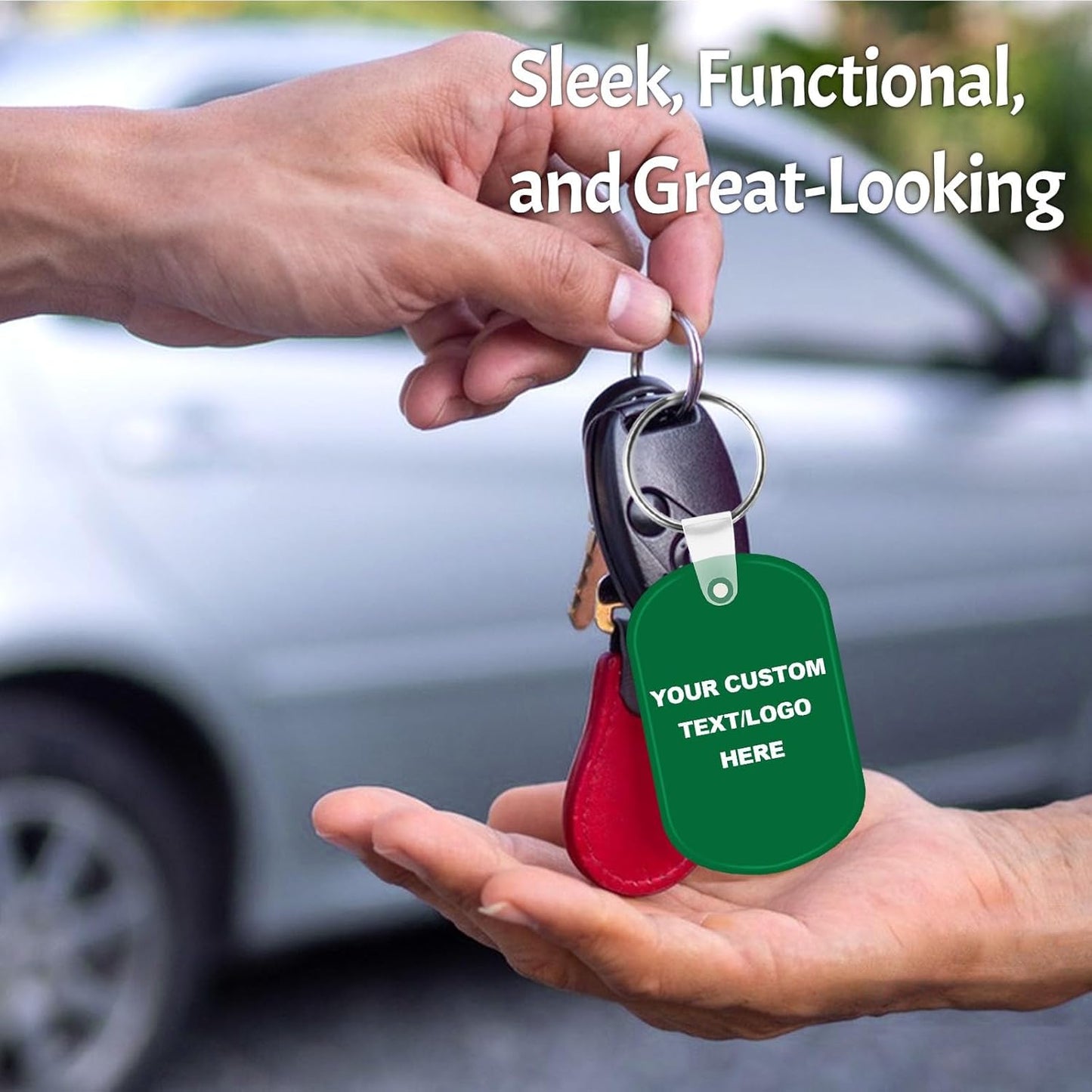 Custom Oval Soft Keychains 700 Pack, Personalized Logo, Text Bulk - Perfect for Tradeshows, Party Favors, Campaign Gifts - Customizable Key Tags