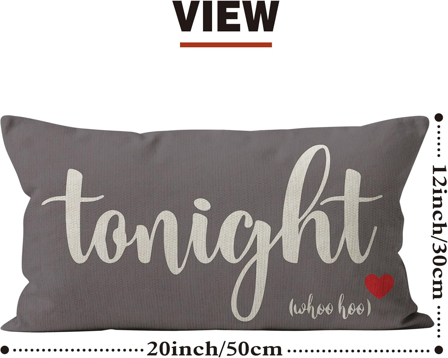 Mancheng-zi Bridal Gift,12x20 Pillow Cover,Bridal Shower Gifts,Funny Couples Reversible Linen Pillow Cover, Bachelorette Party Gifts,Bridal Gifts for Bride,Wedding Gifts for Bride(Gray)